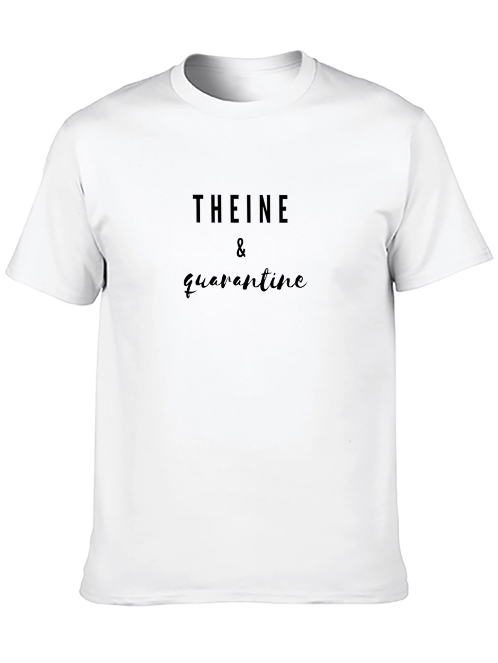 Theine & Quarantine Graphic Tee - Black