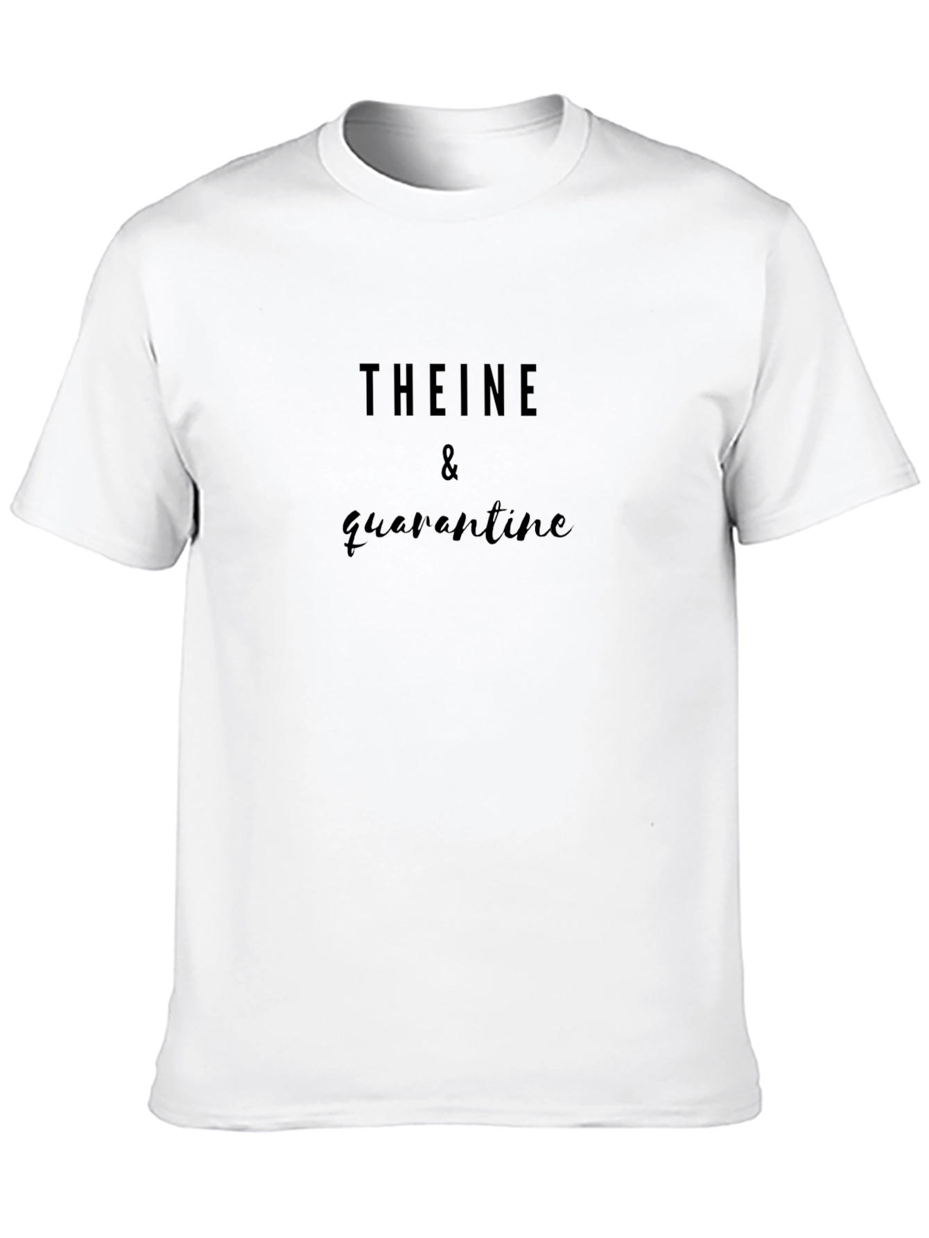 Theine & Quarantine Graphic Tee - Black