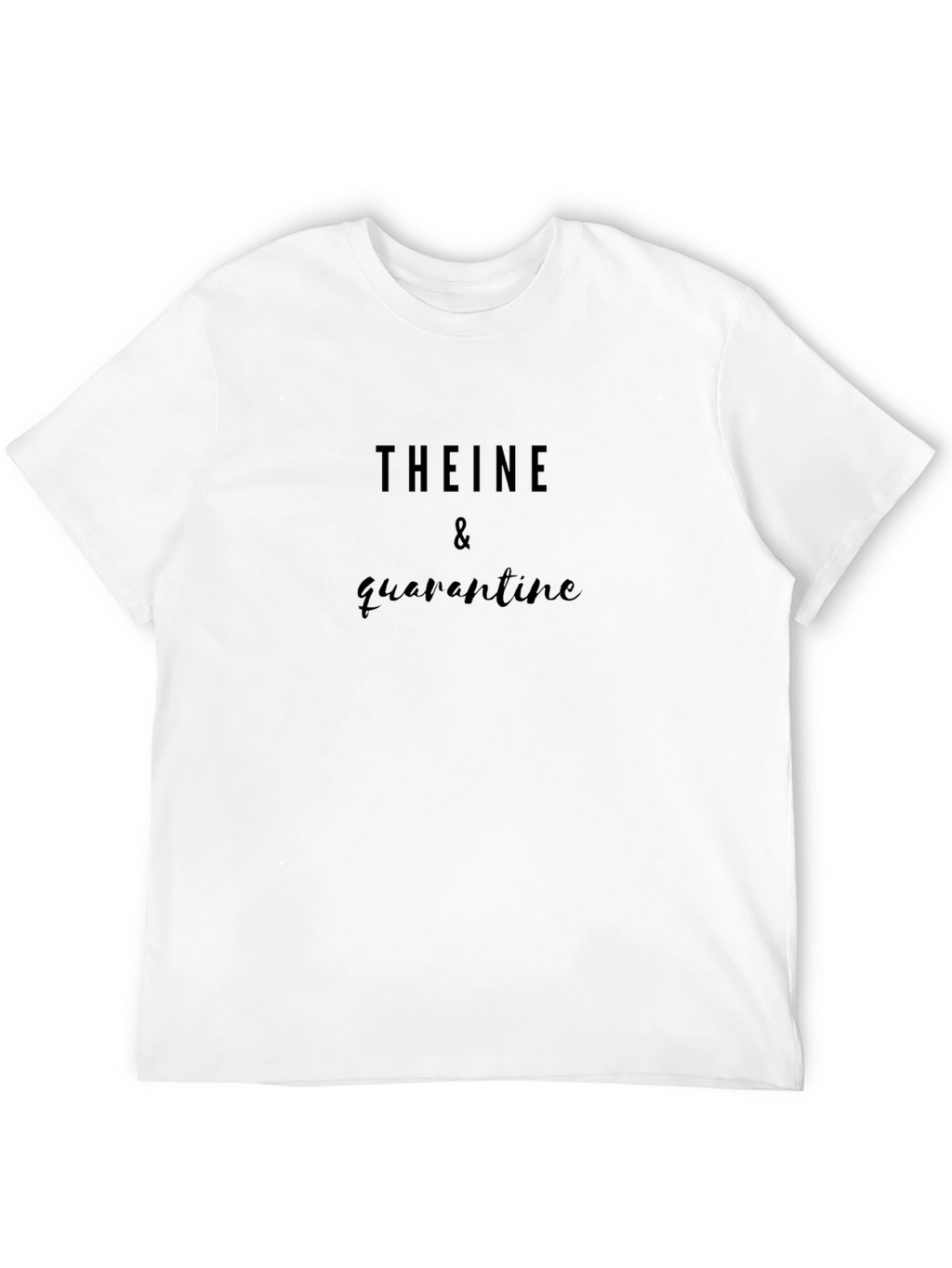 Theine & Quarantine Graphic Tee - Black