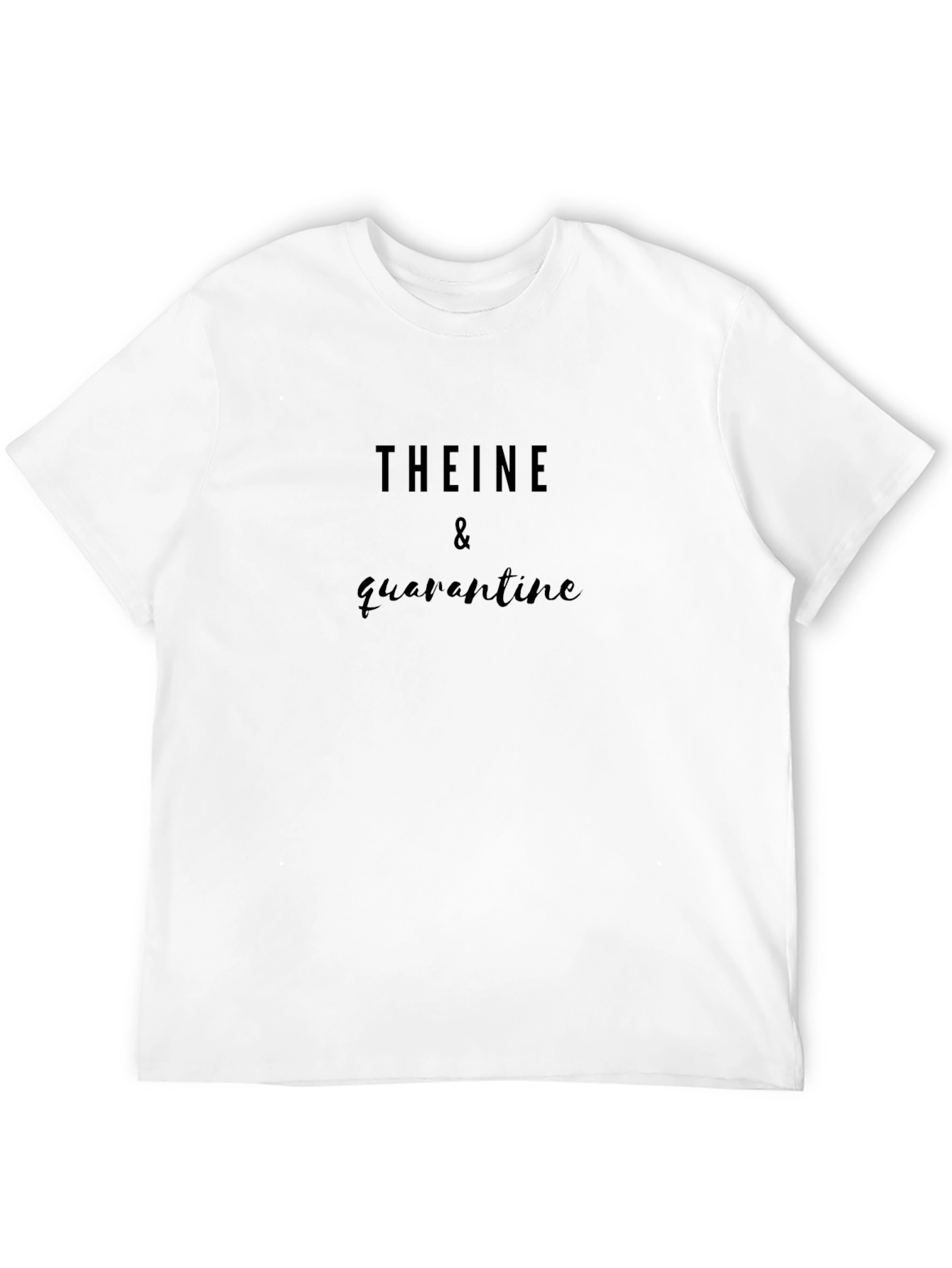 Theine & Quarantine Graphic Tee - Black