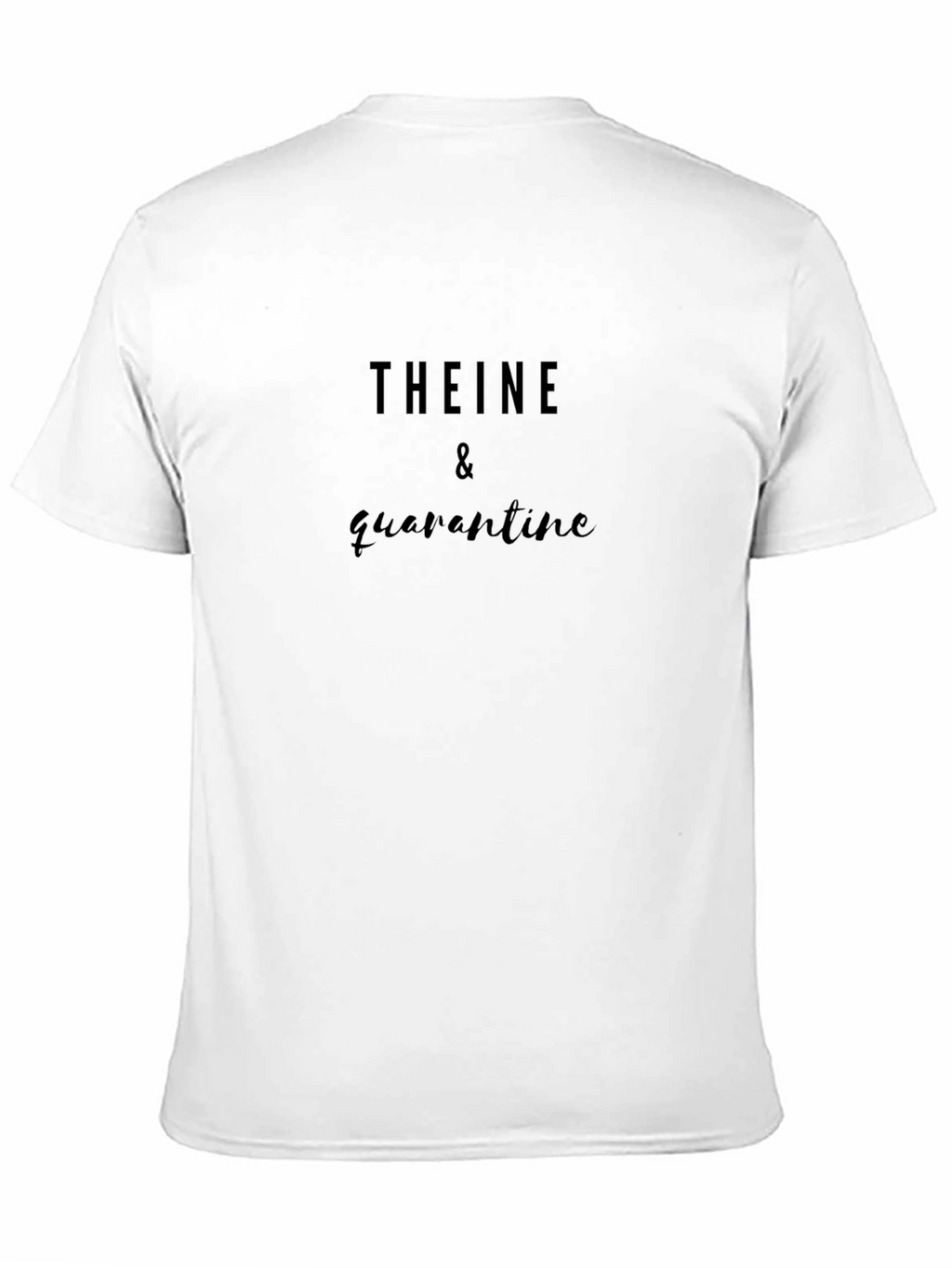 Theine & Quarantine Graphic Tee - Black