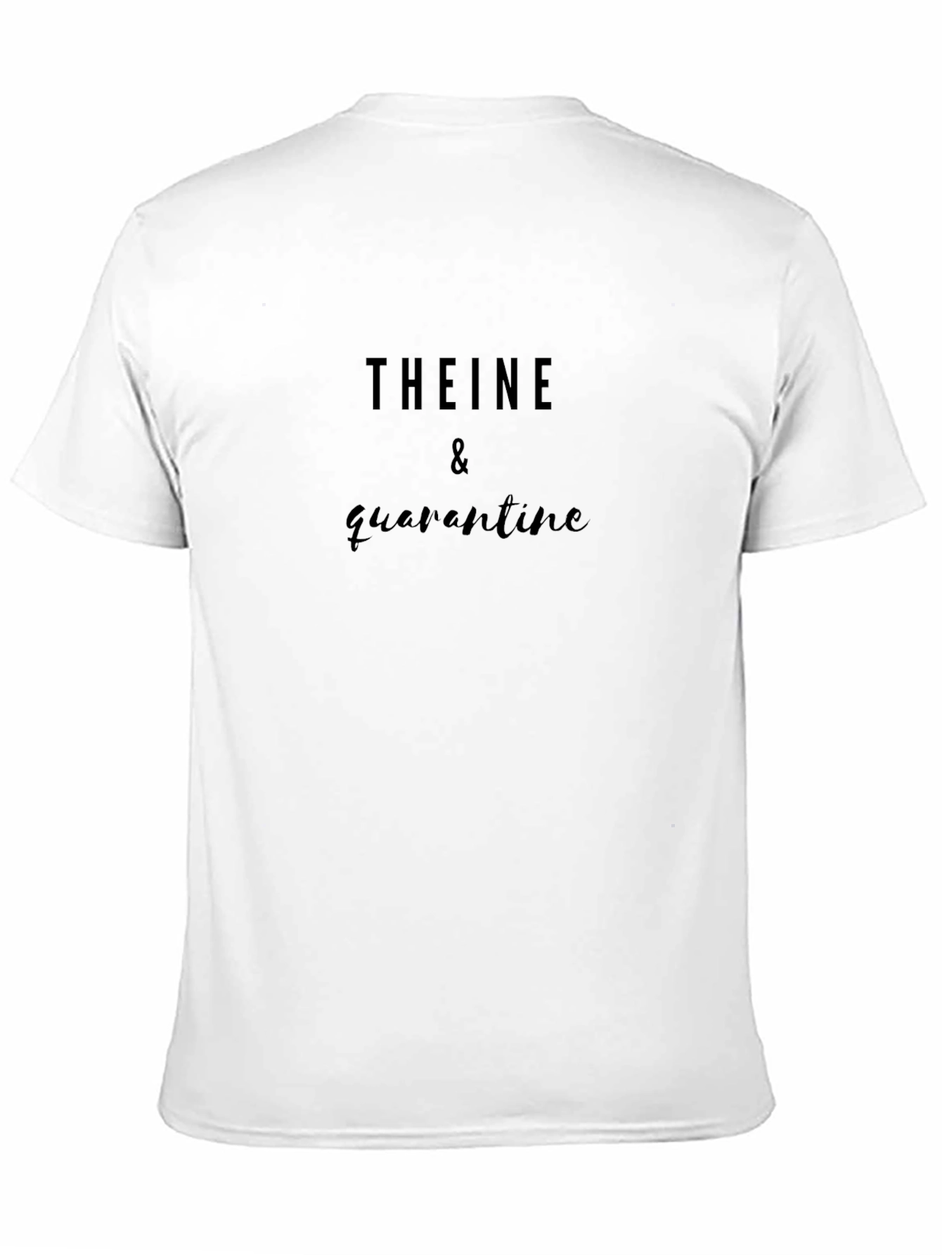 Theine & Quarantine Graphic Tee - Black