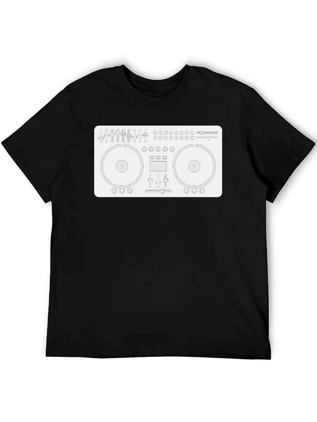 DJ Mixer Graphic Tee - Black
