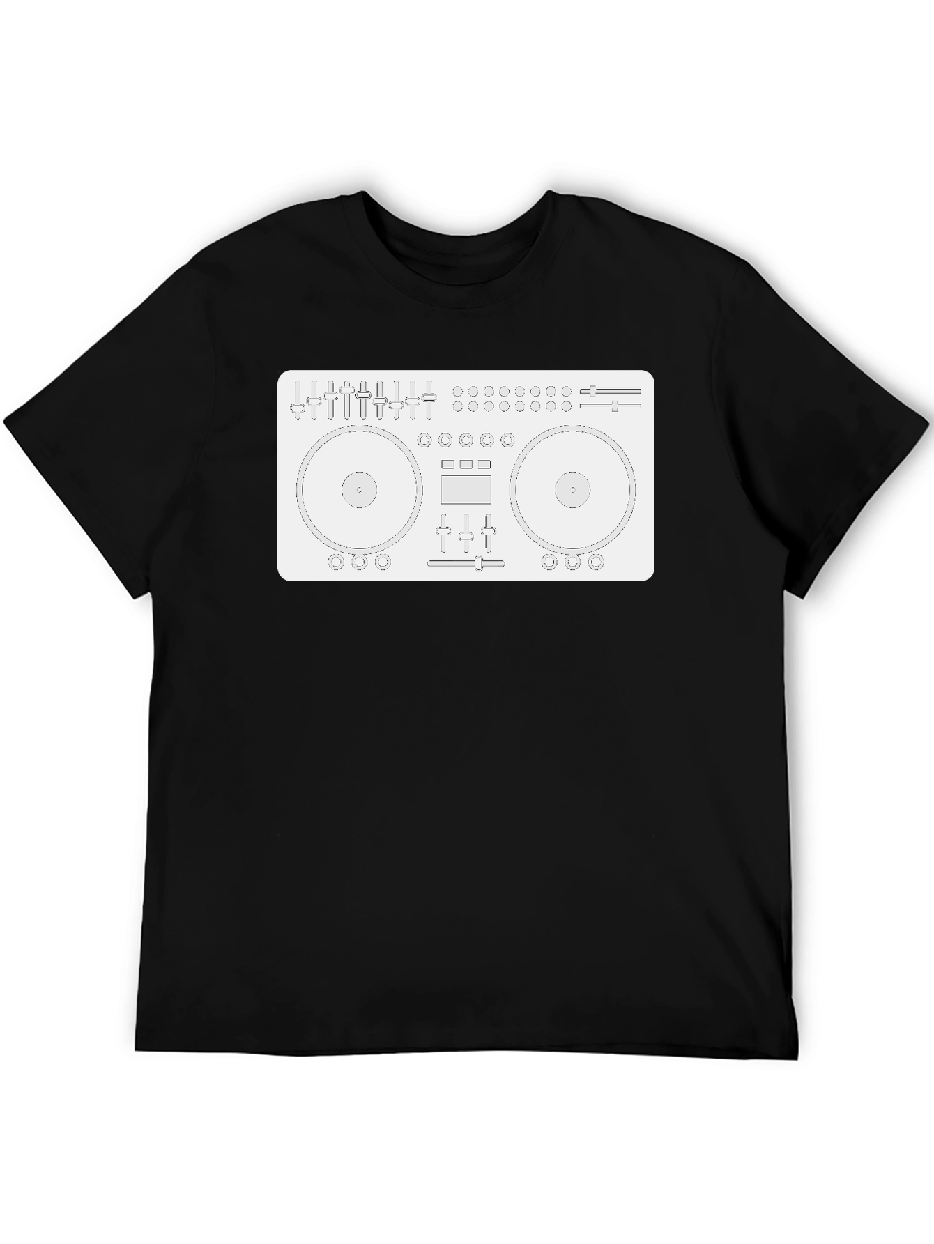 DJ Mixer Graphic Tee - Black
