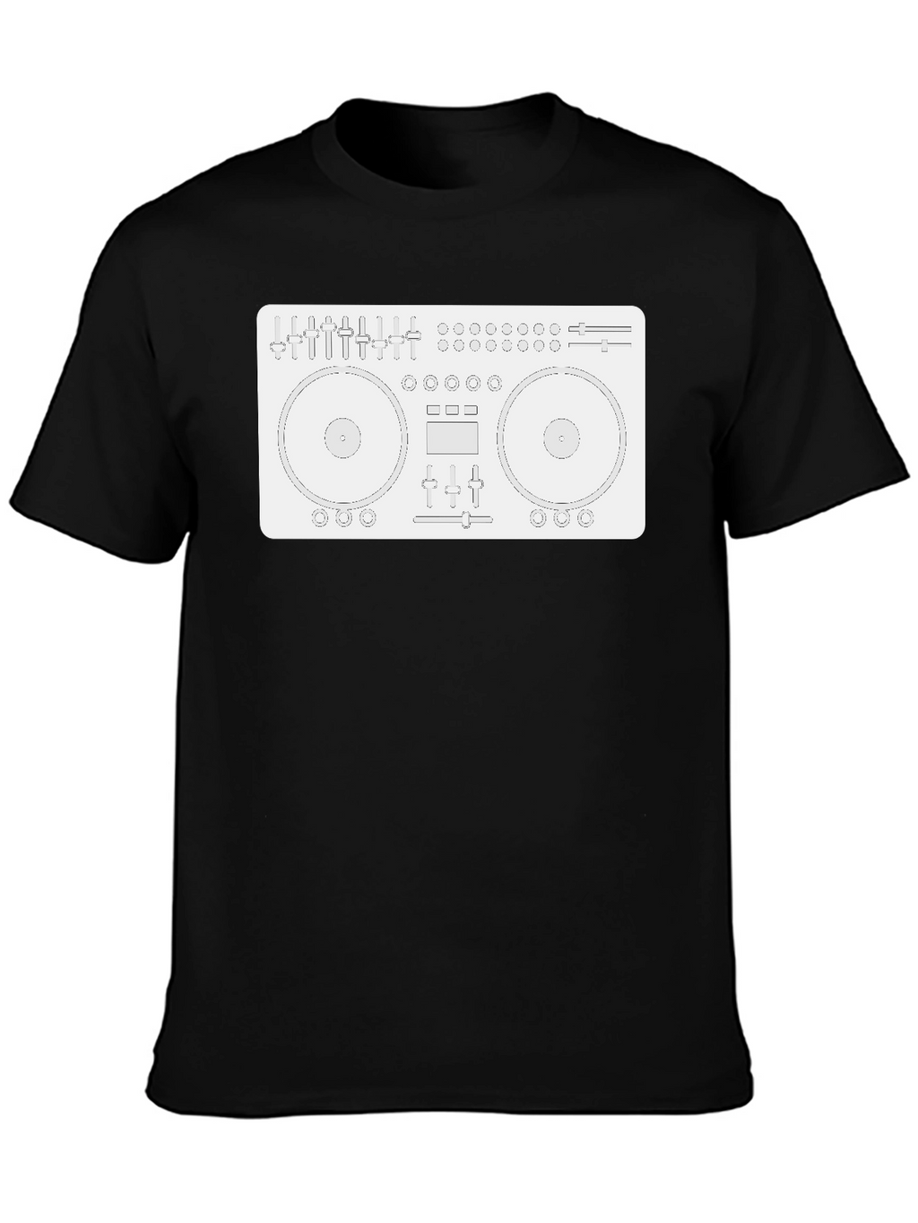 DJ Mixer Graphic Tee - Black