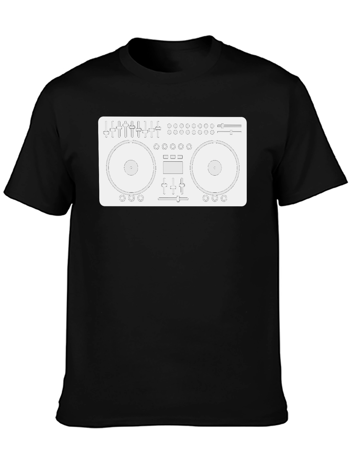 DJ Mixer Graphic Tee - Black