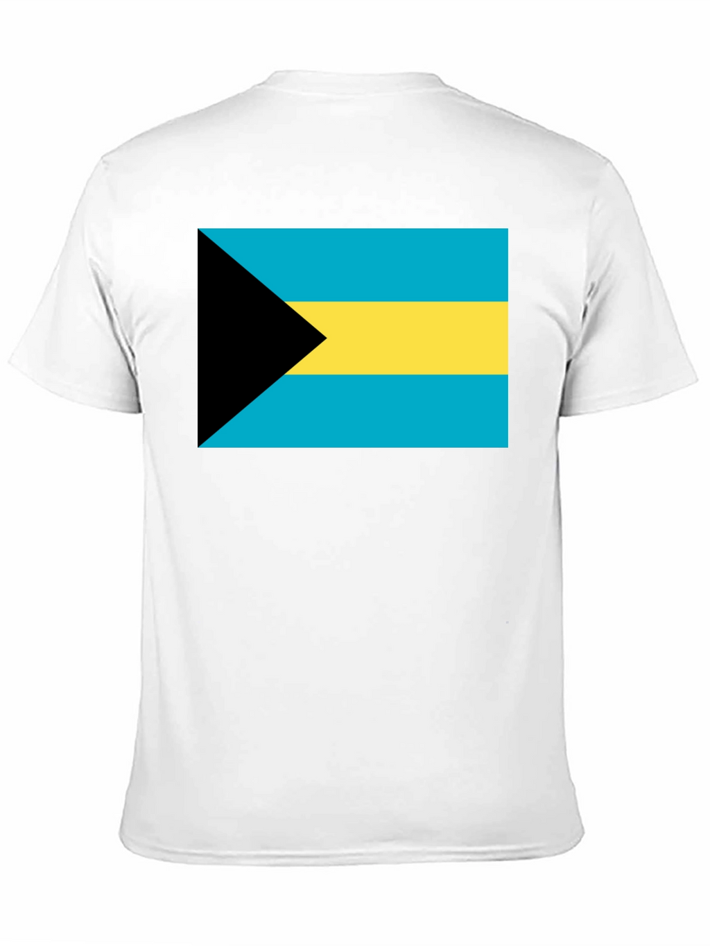 Bahamas Flag Graphic T-Shirt - Black