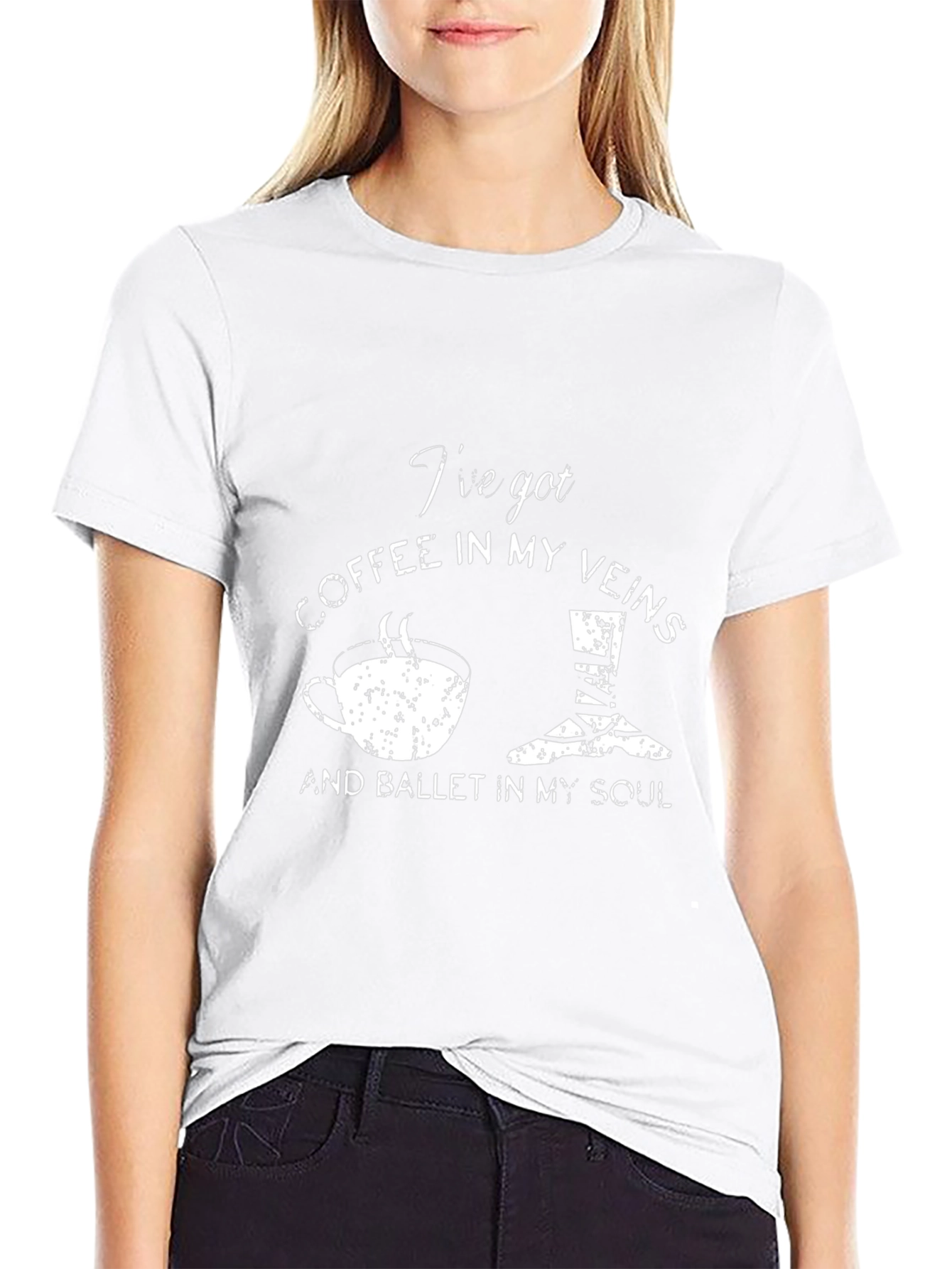 Coffee & Ballet T-Shirt - Ive Got Coffee In My Veins