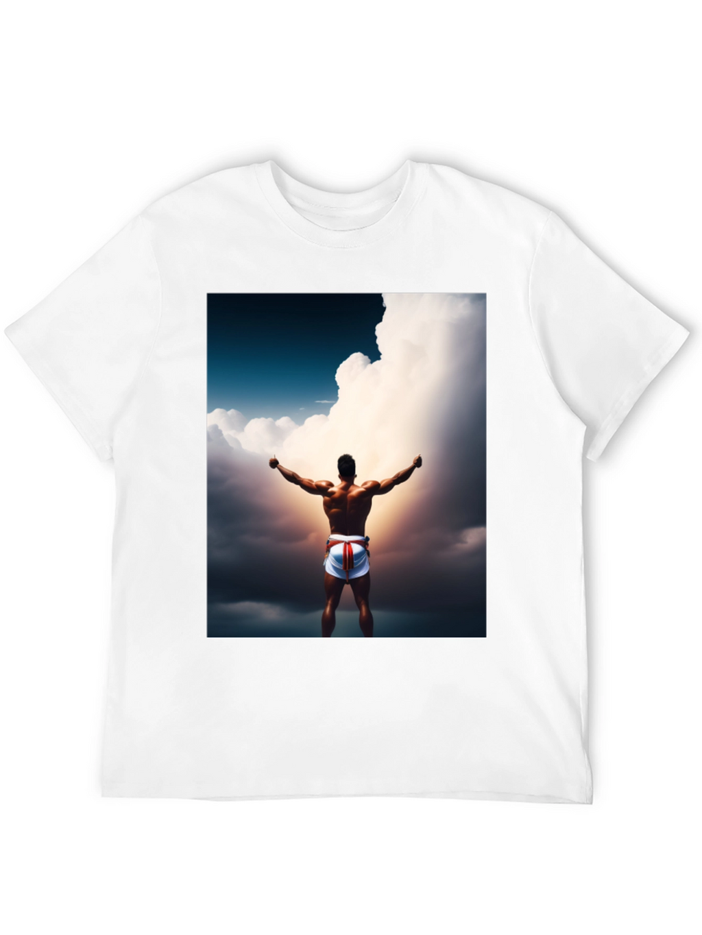 Motivational Athlete Graphic Tee - Black