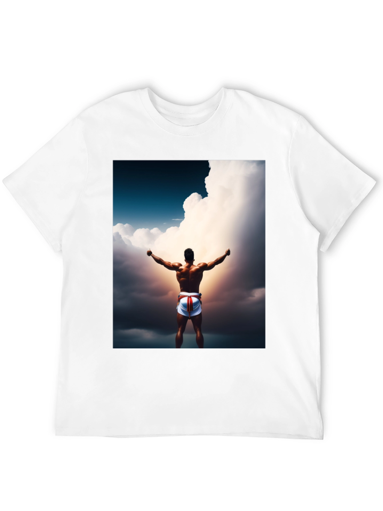 Motivational Athlete Graphic Tee - Black