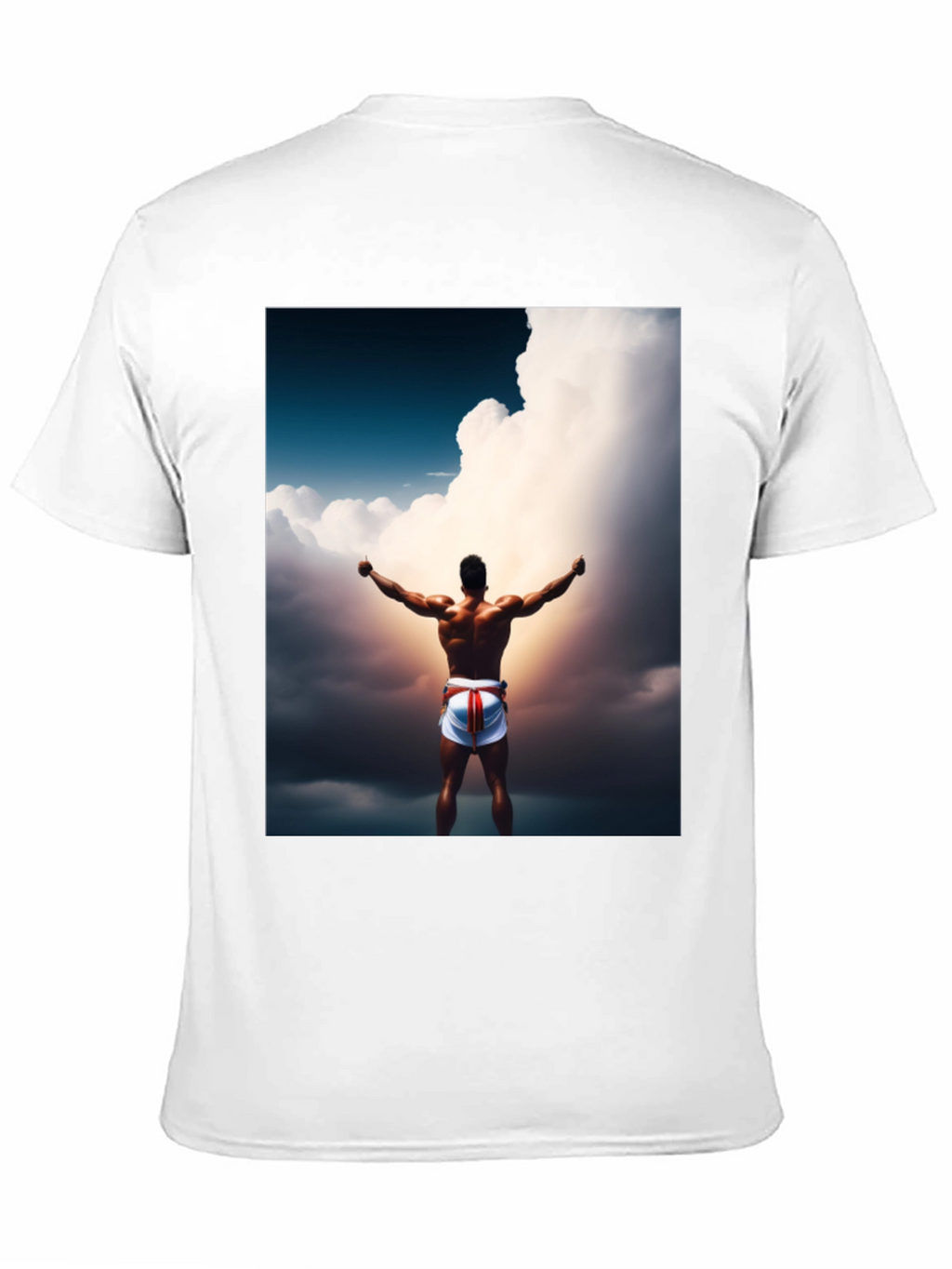 Motivational Athlete Graphic Tee - Black