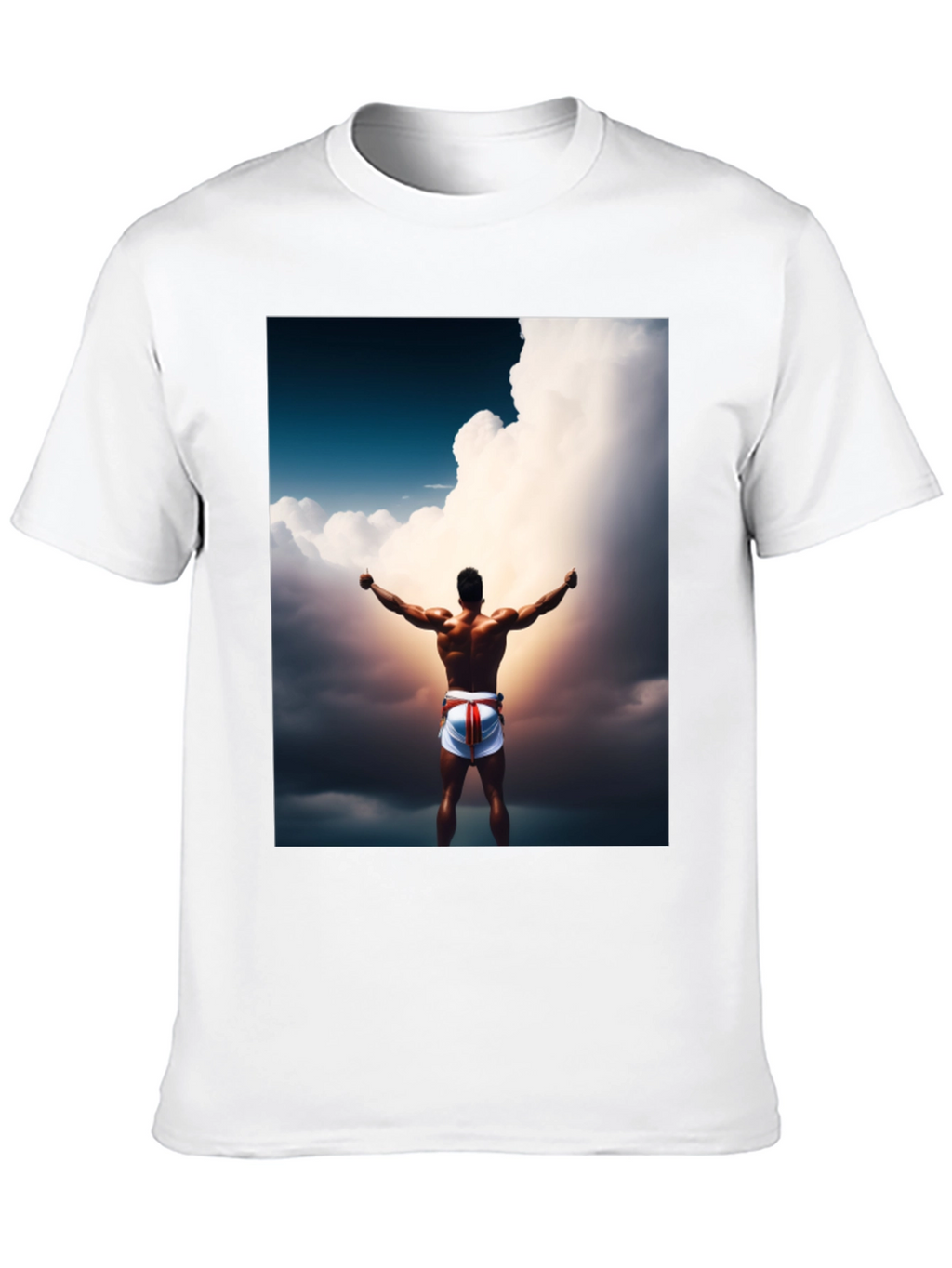 Motivational Athlete Graphic Tee - Black