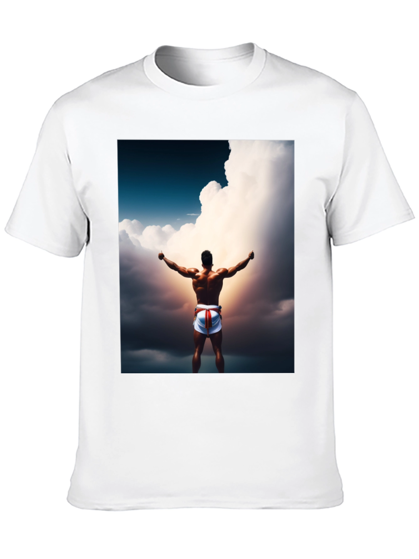 Motivational Athlete Graphic Tee - Black