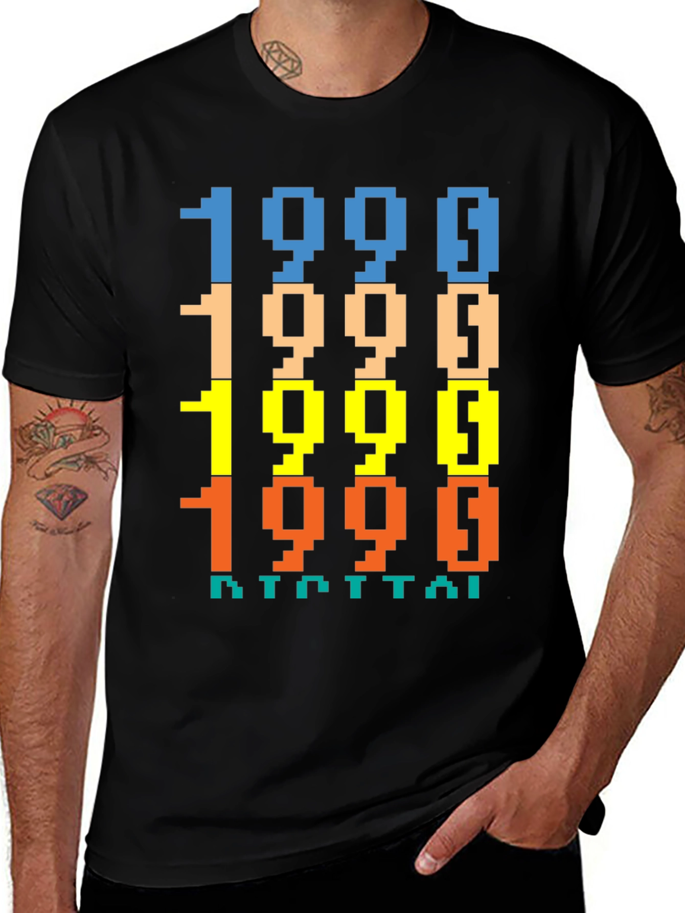 1996 Retro Pixel Art T-Shirt