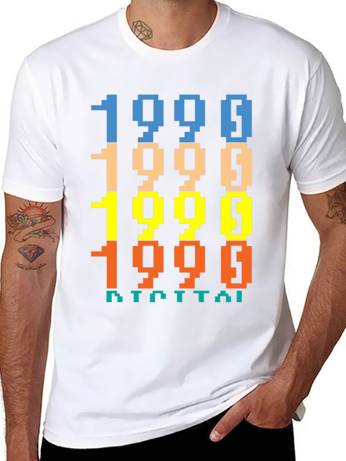 1996 Retro Pixel Art T-Shirt