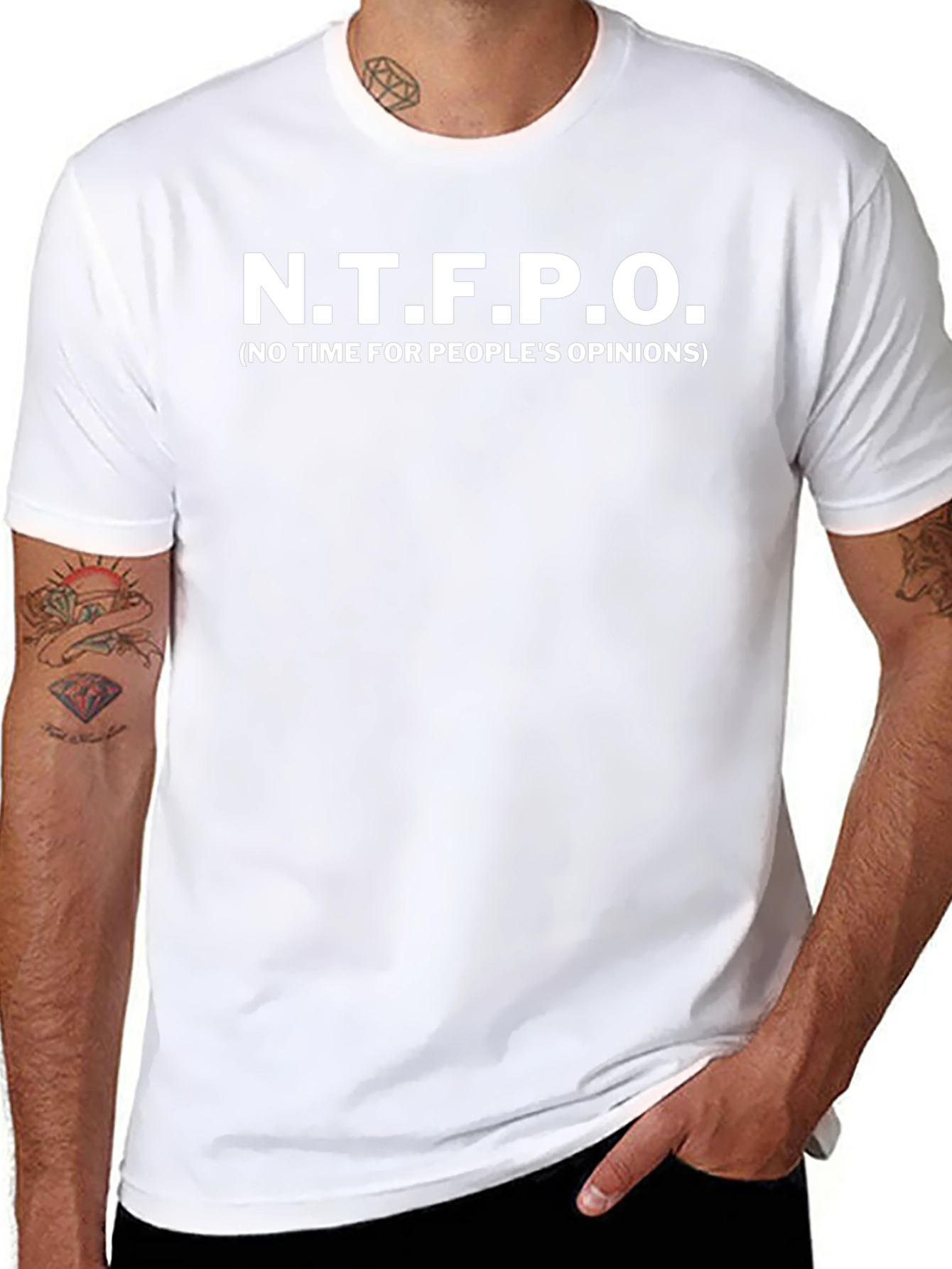 N.T.F.P.O. Graphic T-Shirt - No Time For Peoples Opinions Tee