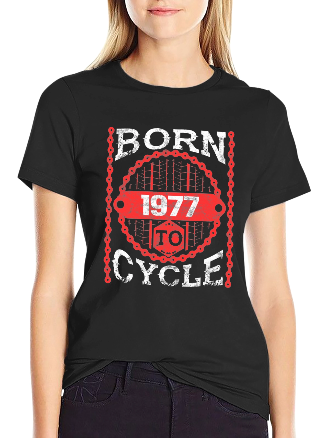 Born To Cycle 1977 T-Shirt