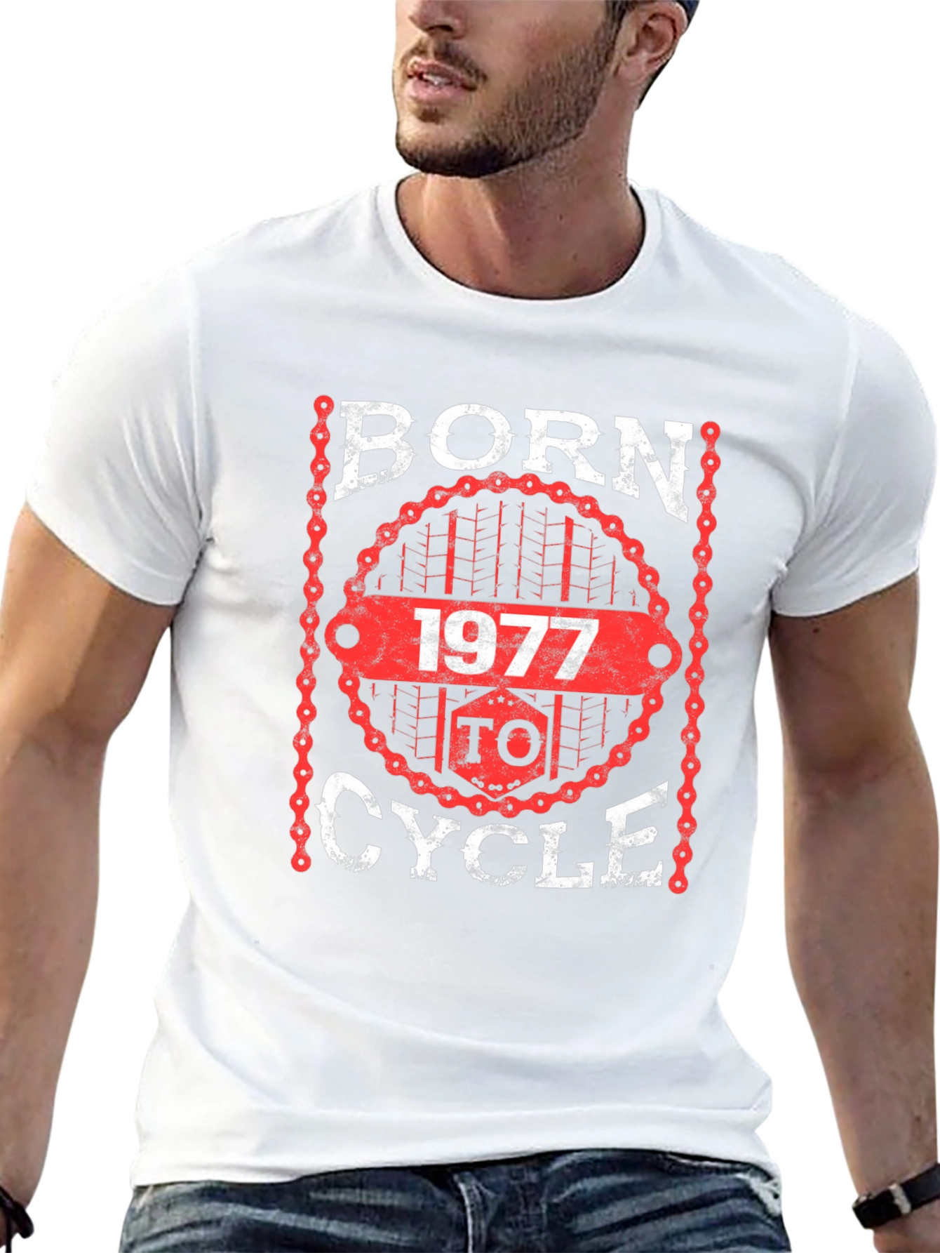 Born To Cycle 1977 T-Shirt
