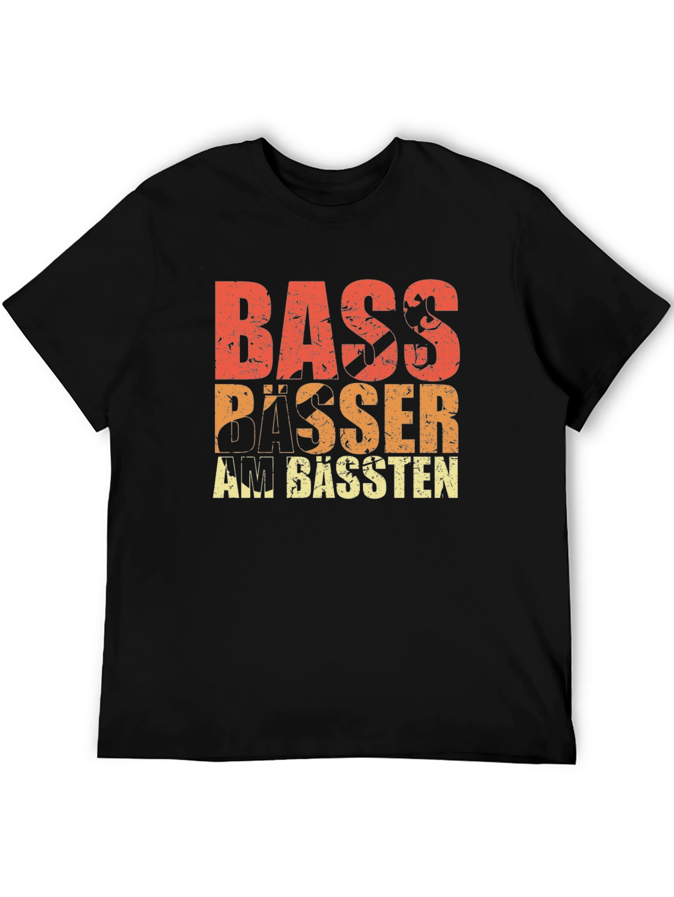 Bass Bässer am Bässten Graphic Tee - Music Lover T-Shirt