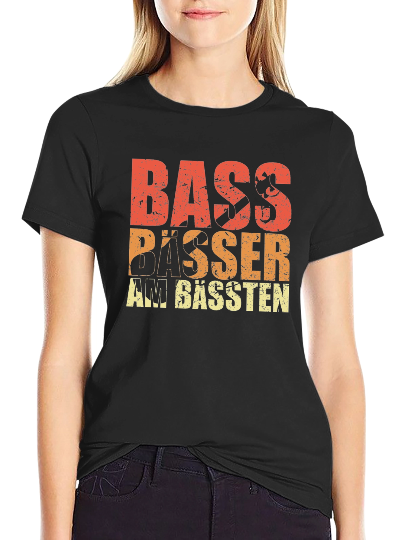 Bass Bässer am Bässten Graphic Tee - Music Lover T-Shirt