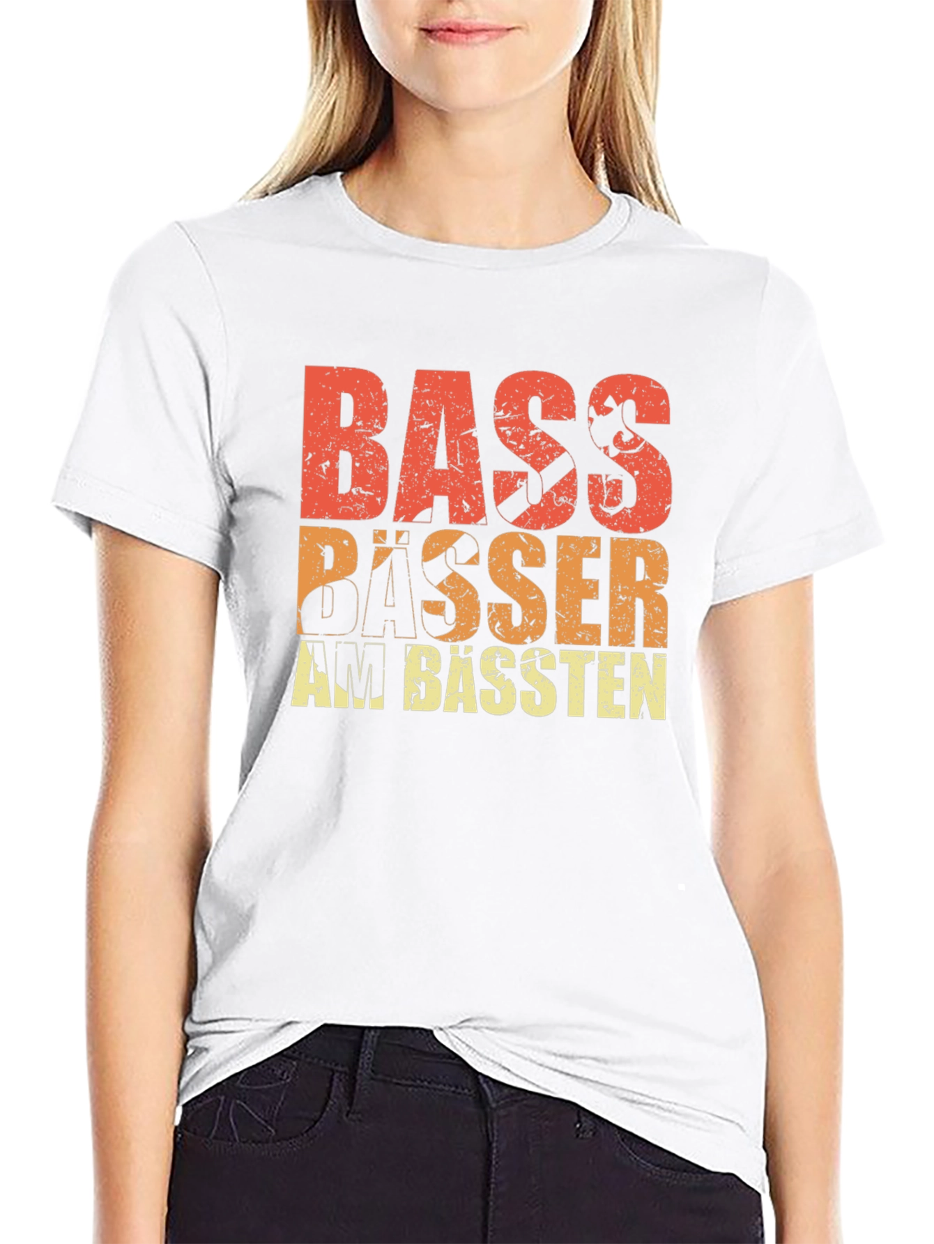Bass Bässer am Bässten Graphic Tee - Music Lover T-Shirt