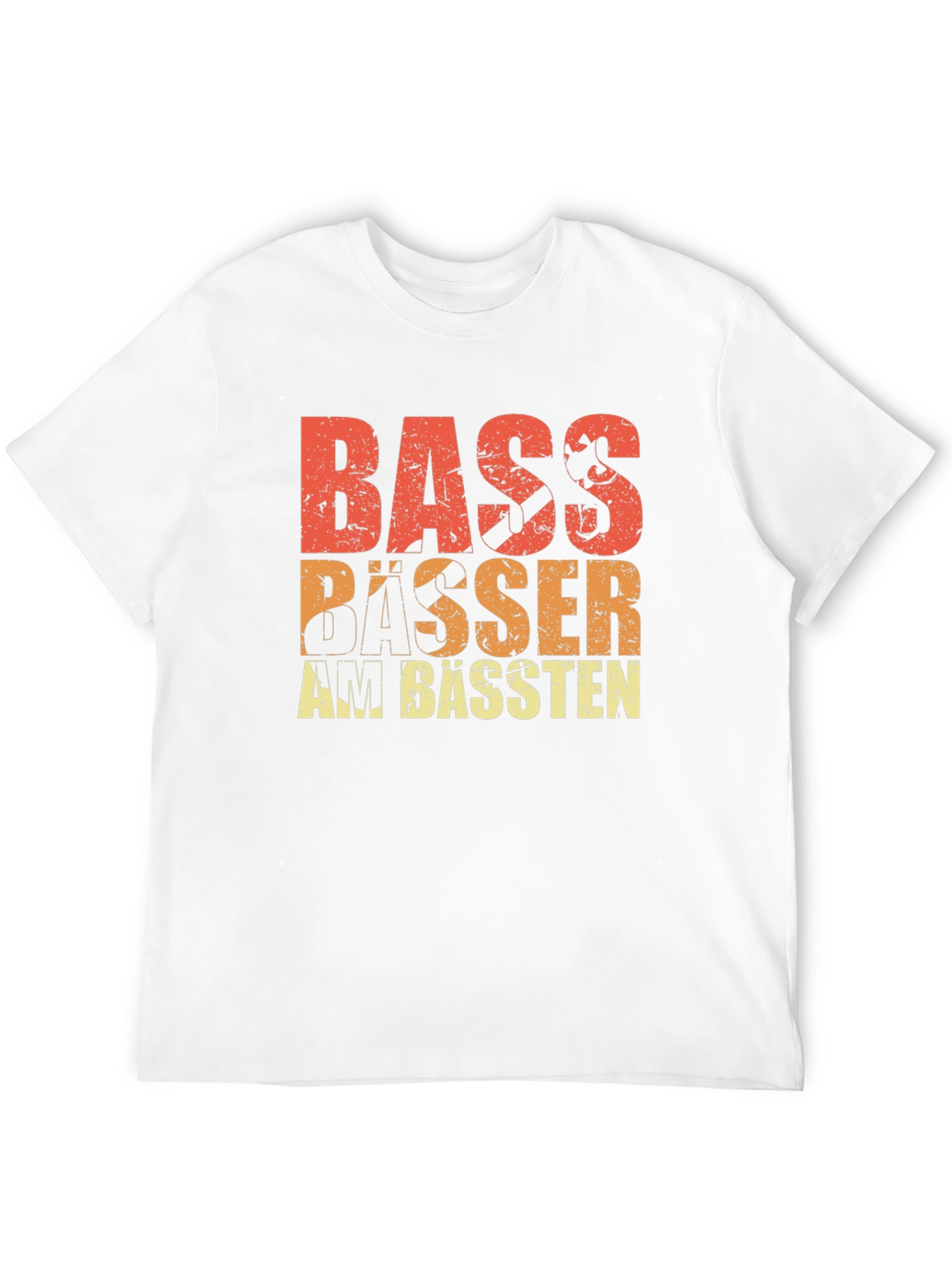 Bass Bässer am Bässten Graphic Tee - Music Lover T-Shirt