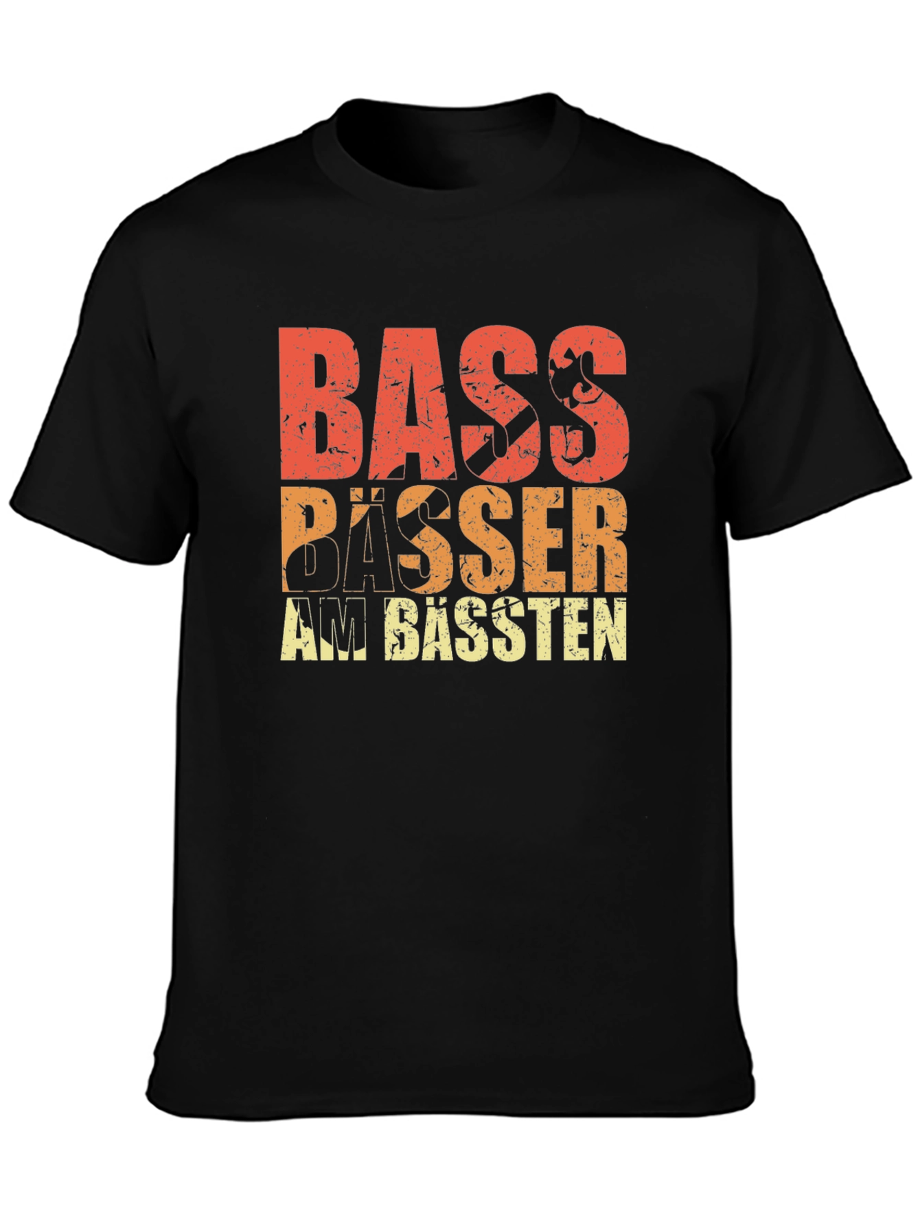 Bass Bässer am Bässten Graphic Tee - Music Lover T-Shirt