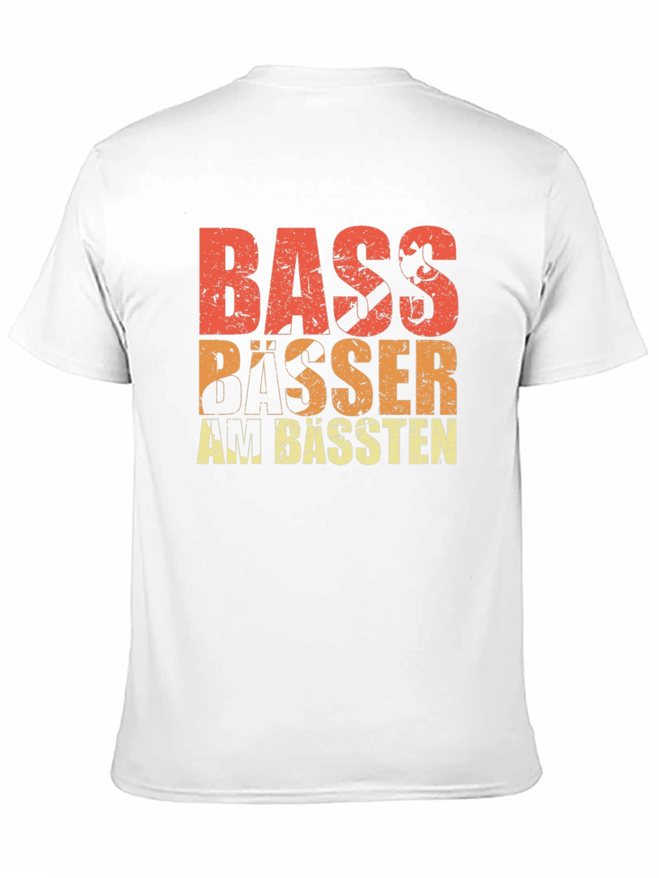 Bass Bässer am Bässten Graphic Tee - Music Lover T-Shirt