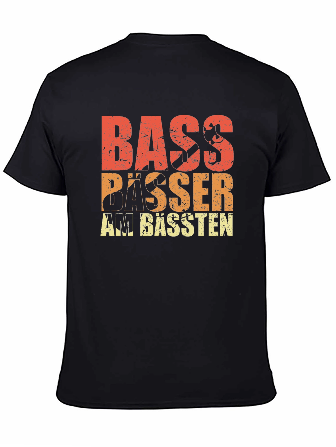 Bass Bässer am Bässten Graphic Tee - Music Lover T-Shirt