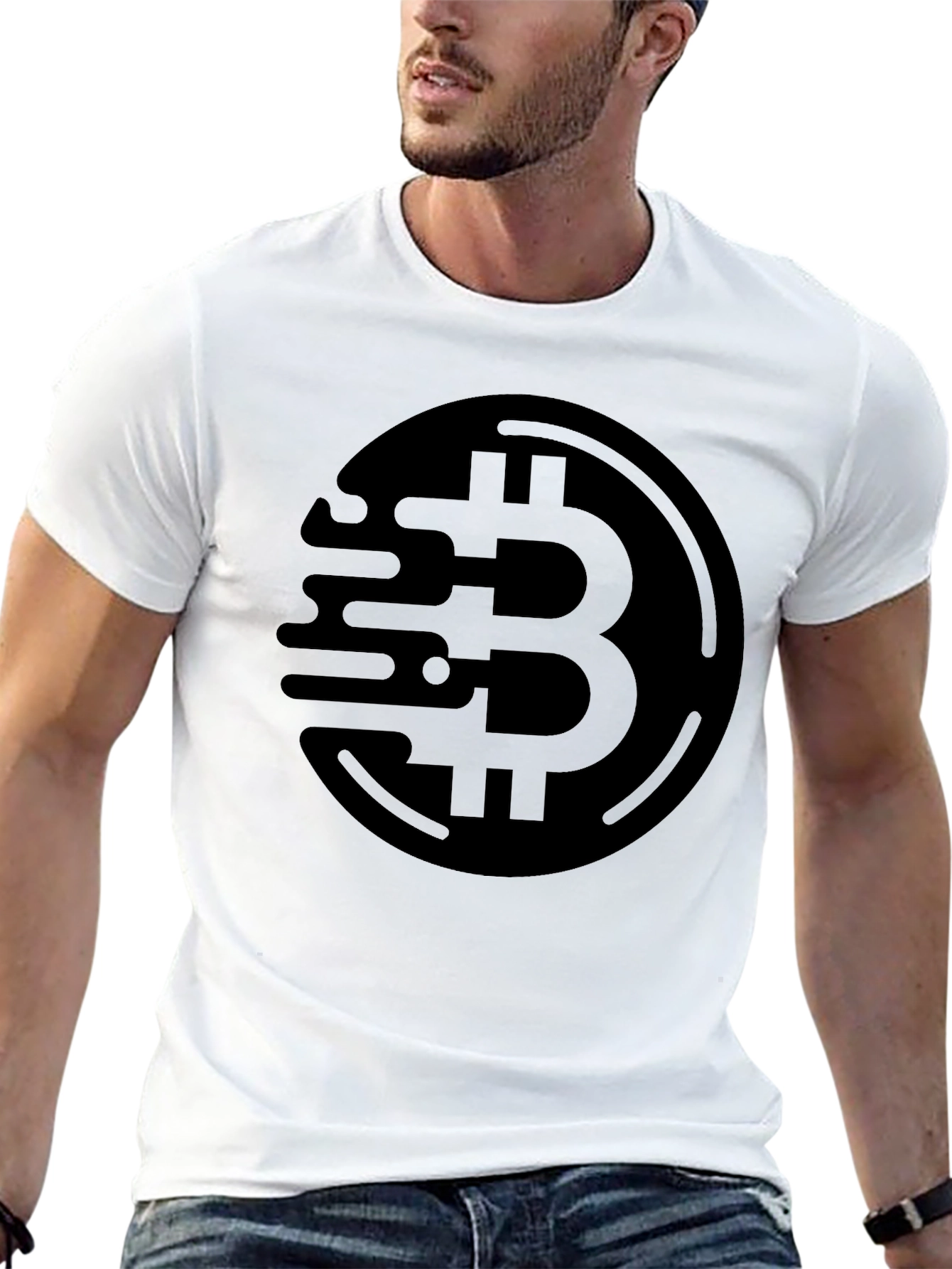 Bitcoin Crypto Black T-Shirt