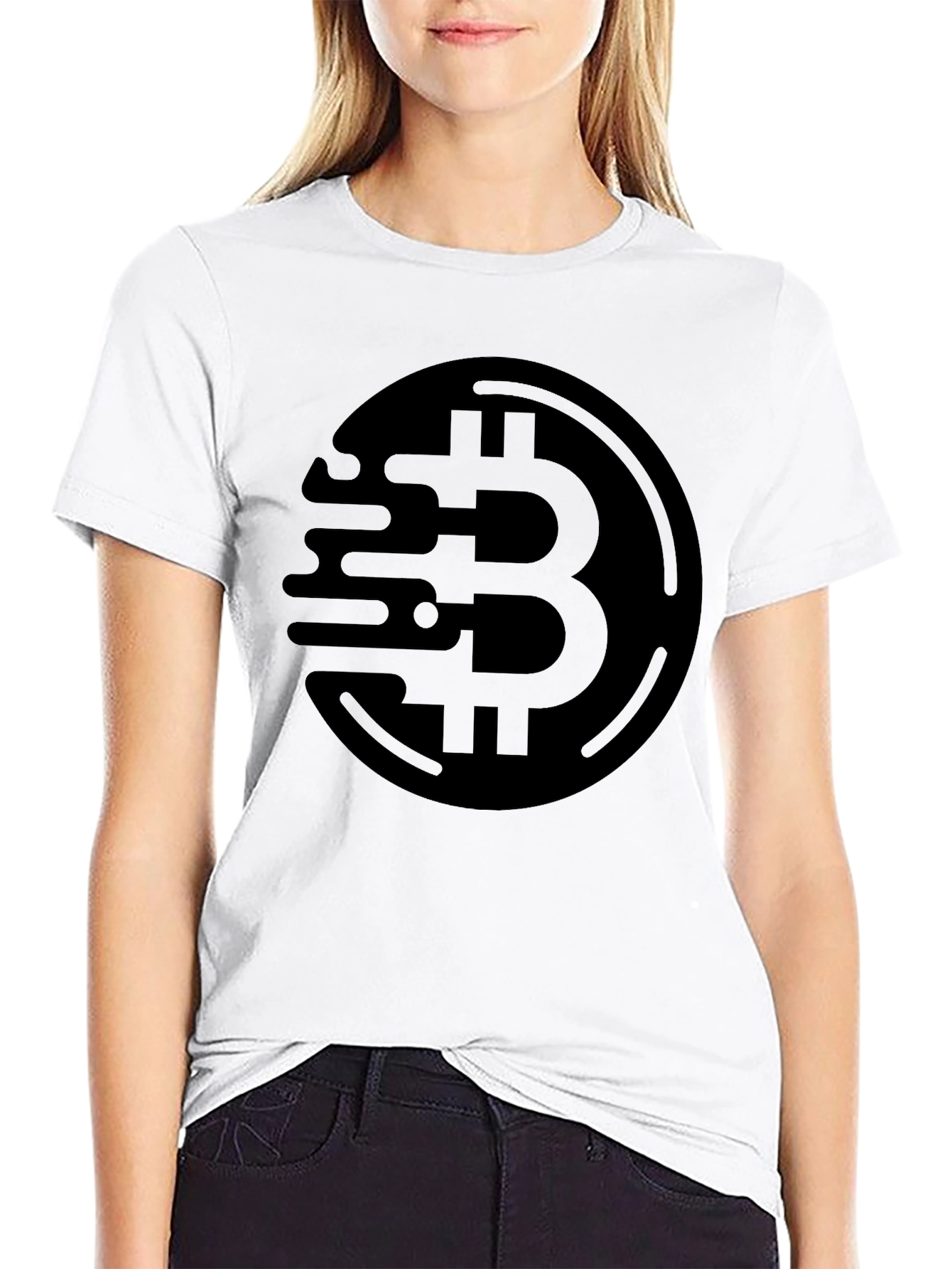 Bitcoin Crypto Black T-Shirt