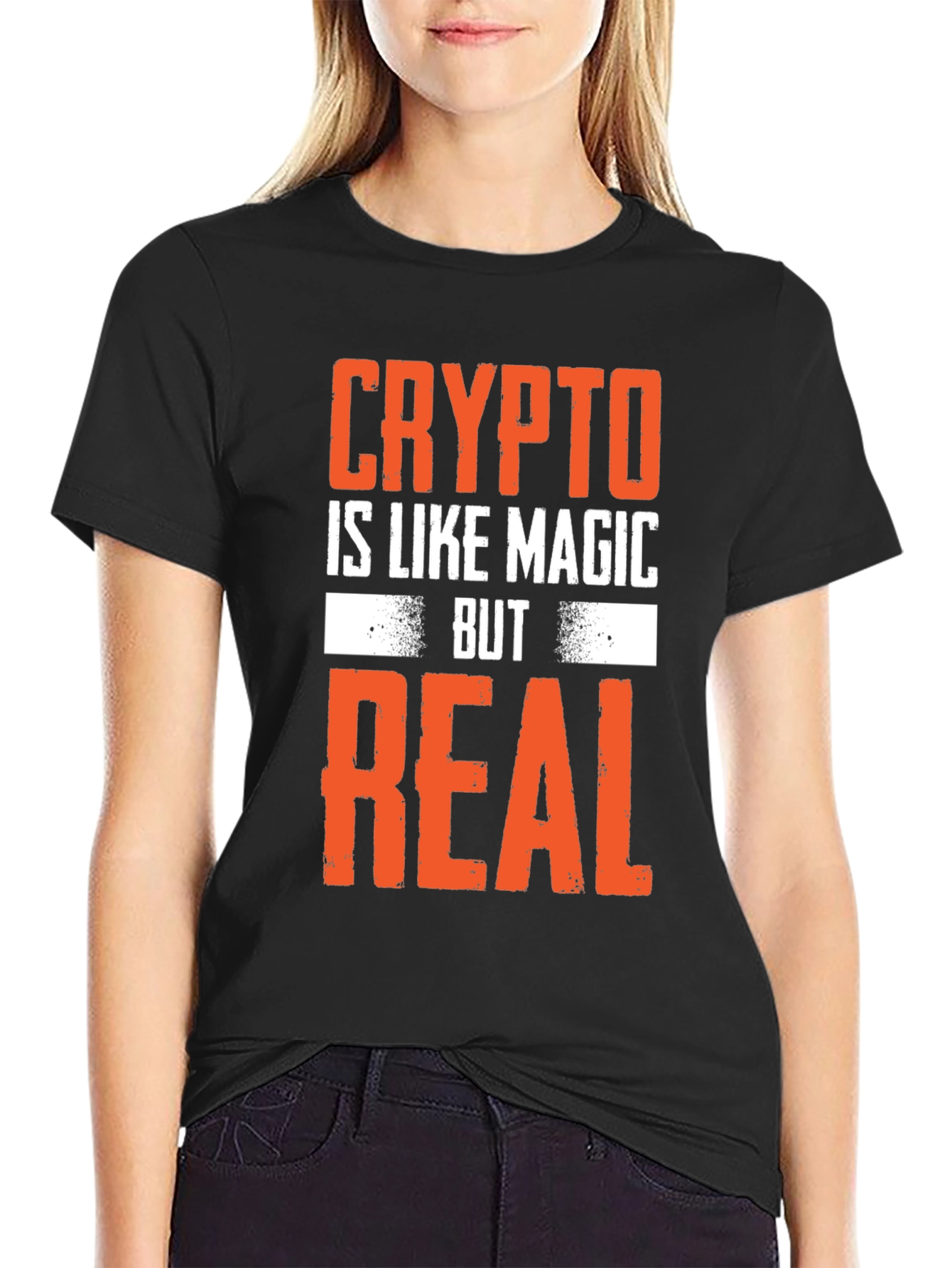 Crypto is Like Magic But Real Graphic Tee