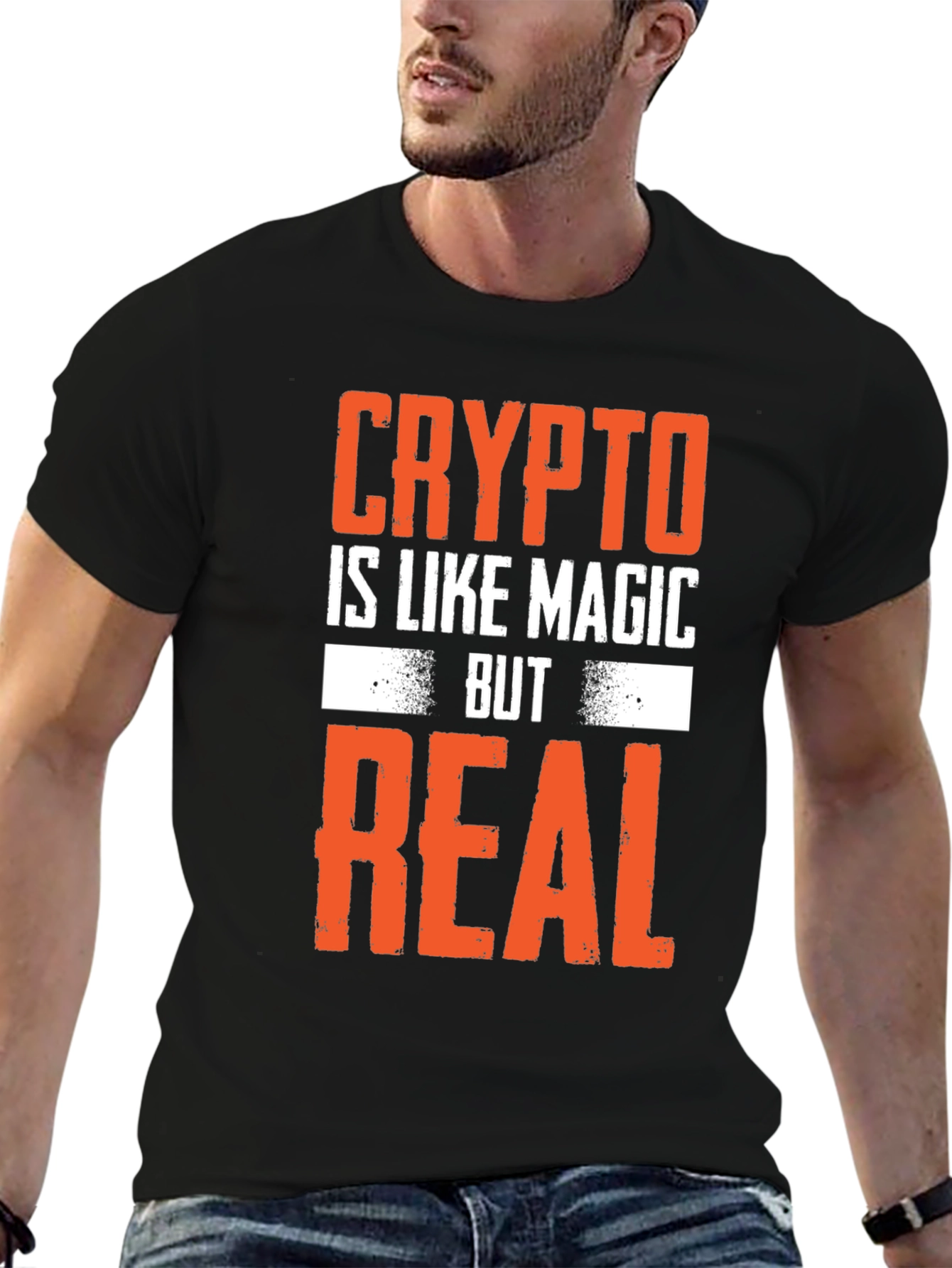 Crypto is Like Magic But Real Graphic Tee