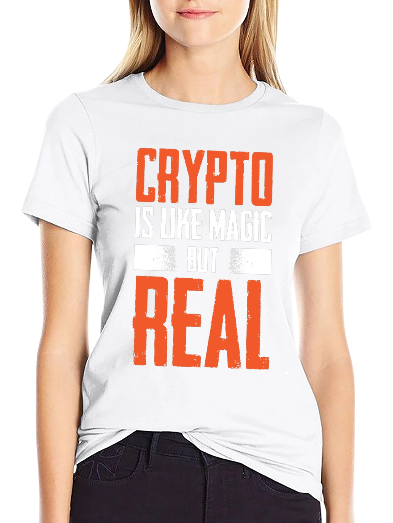 Crypto is Like Magic But Real Graphic Tee