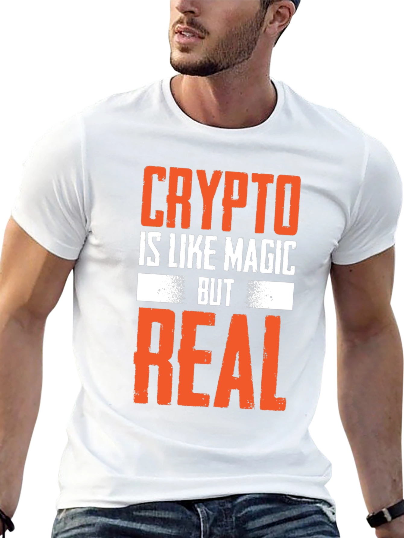 Crypto is Like Magic But Real Graphic Tee