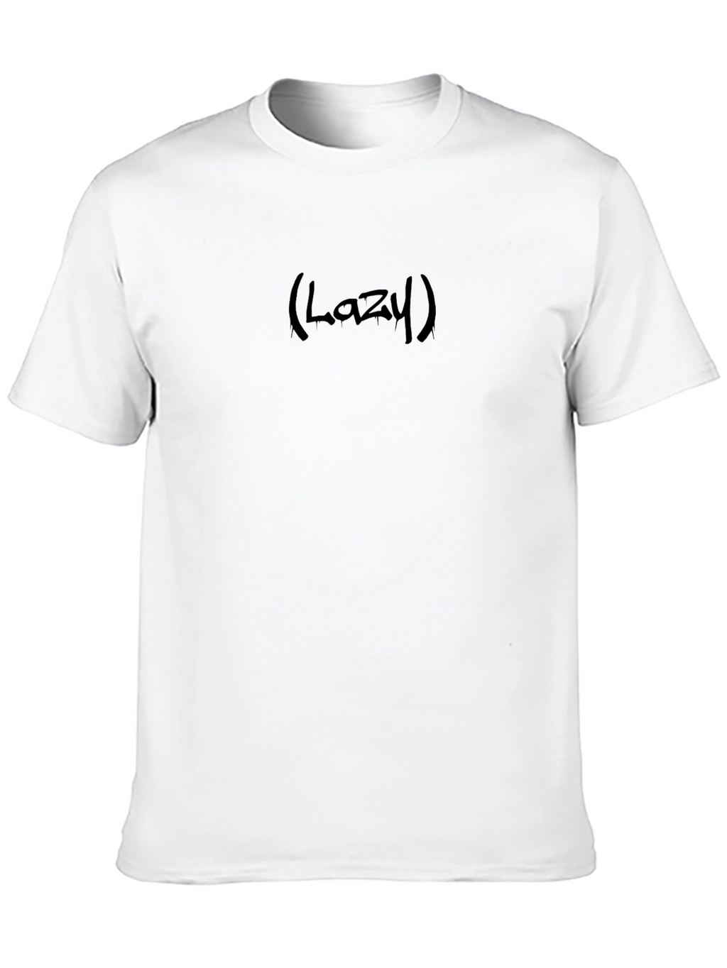 Lazy Graphic Black T-Shirt