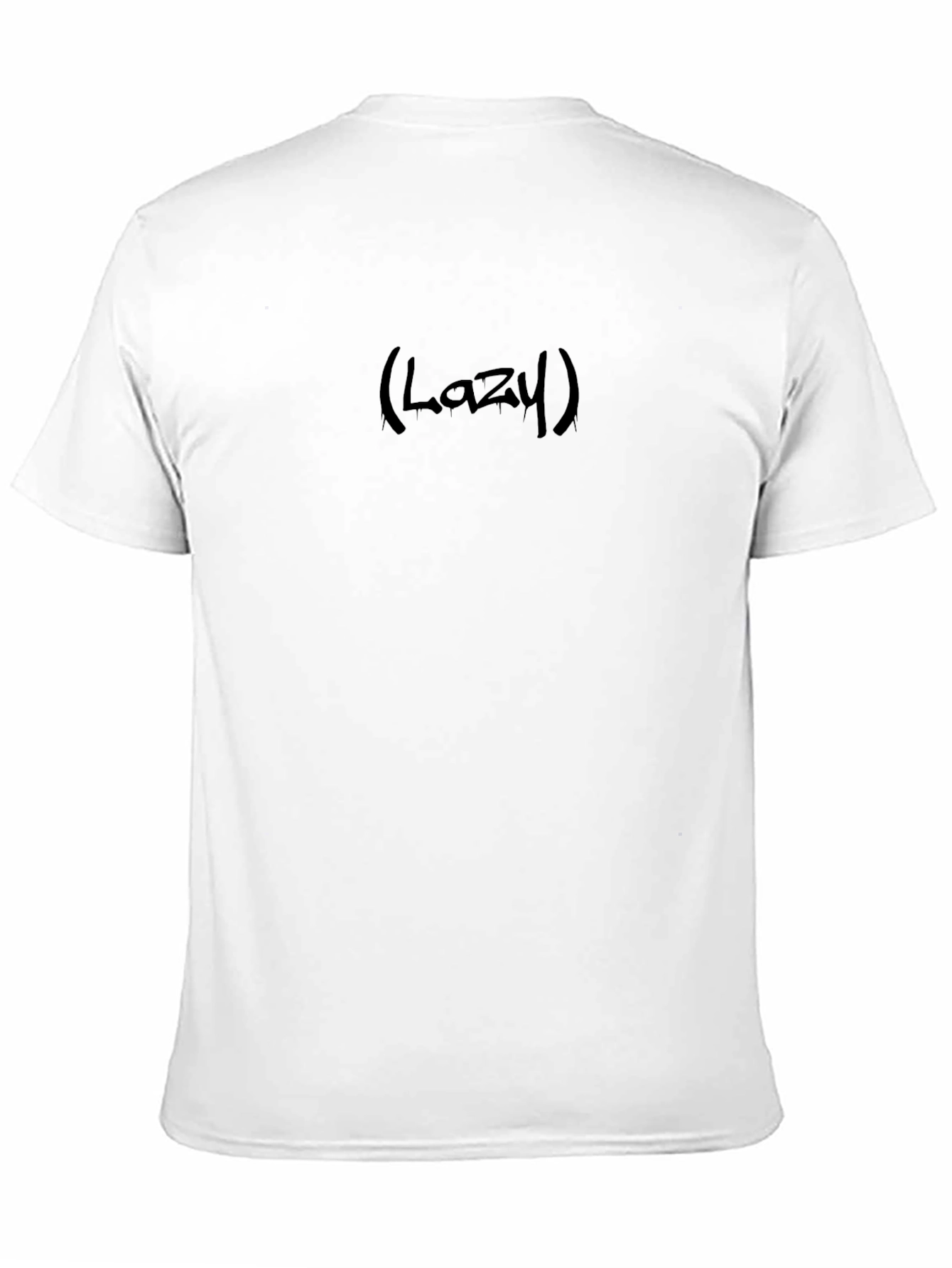 Lazy Graphic Black T-Shirt