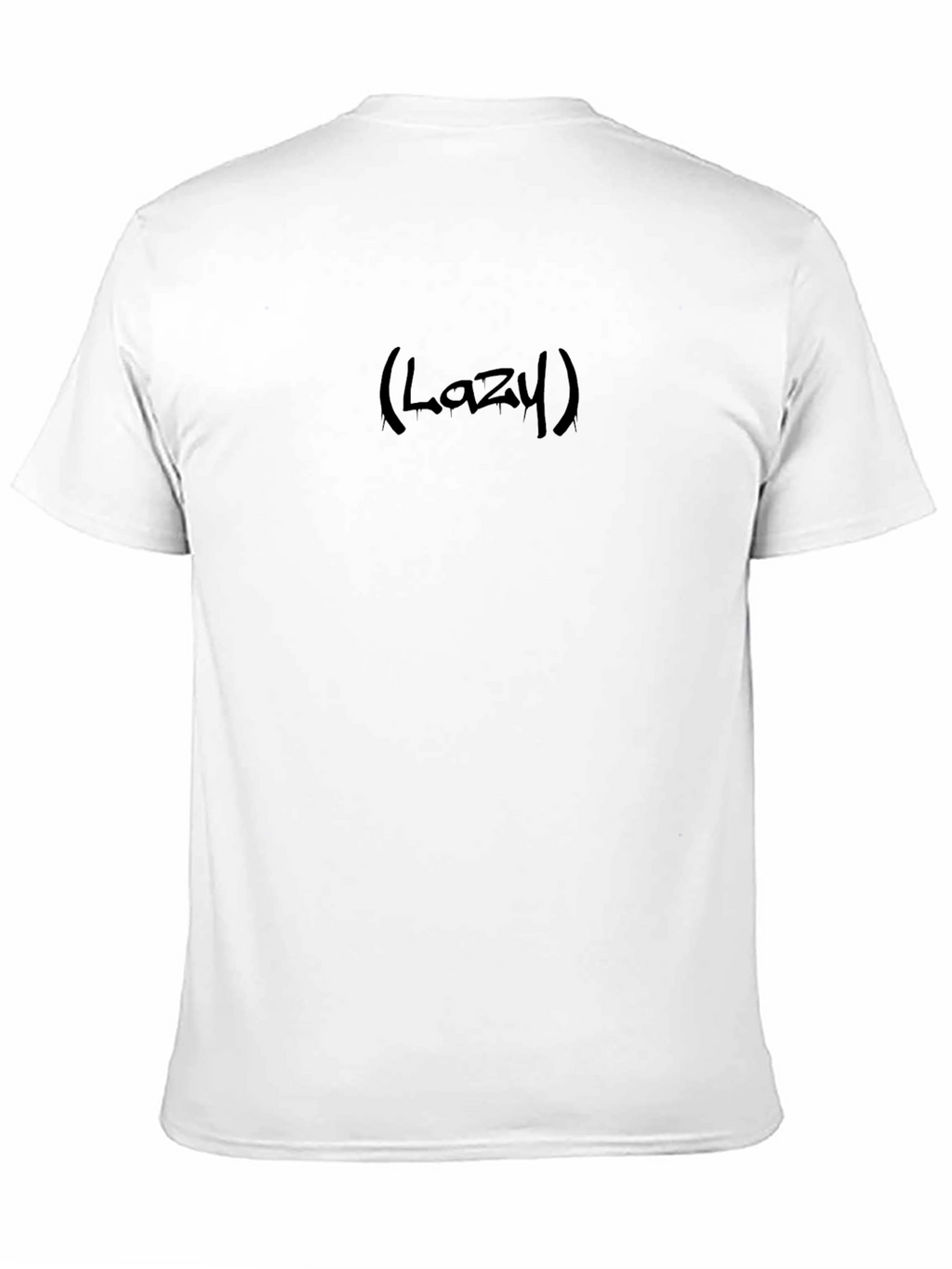 Lazy Graphic Black T-Shirt
