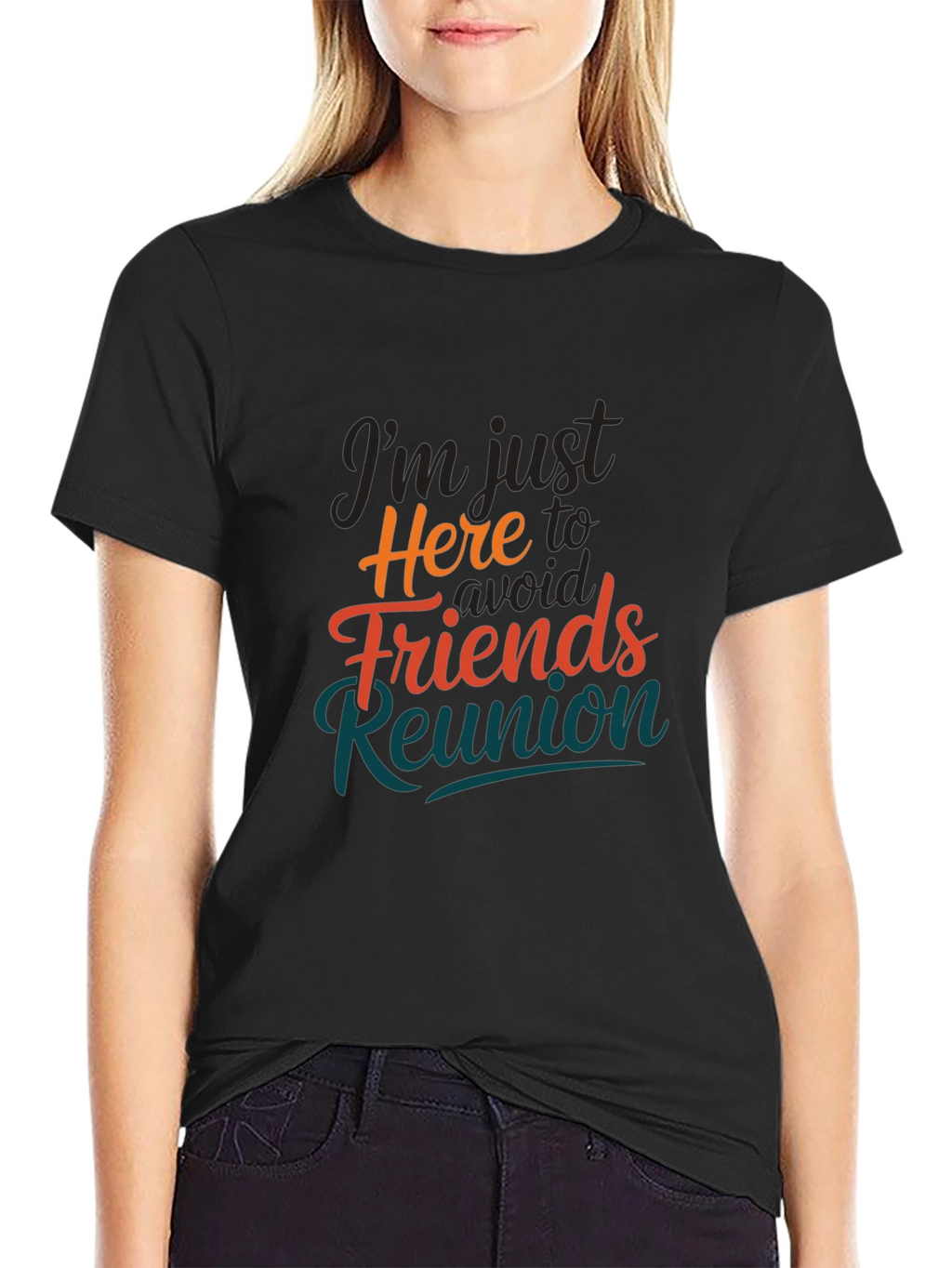 Avoid Friends Reunion T-Shirt Novelty Slogan Tee