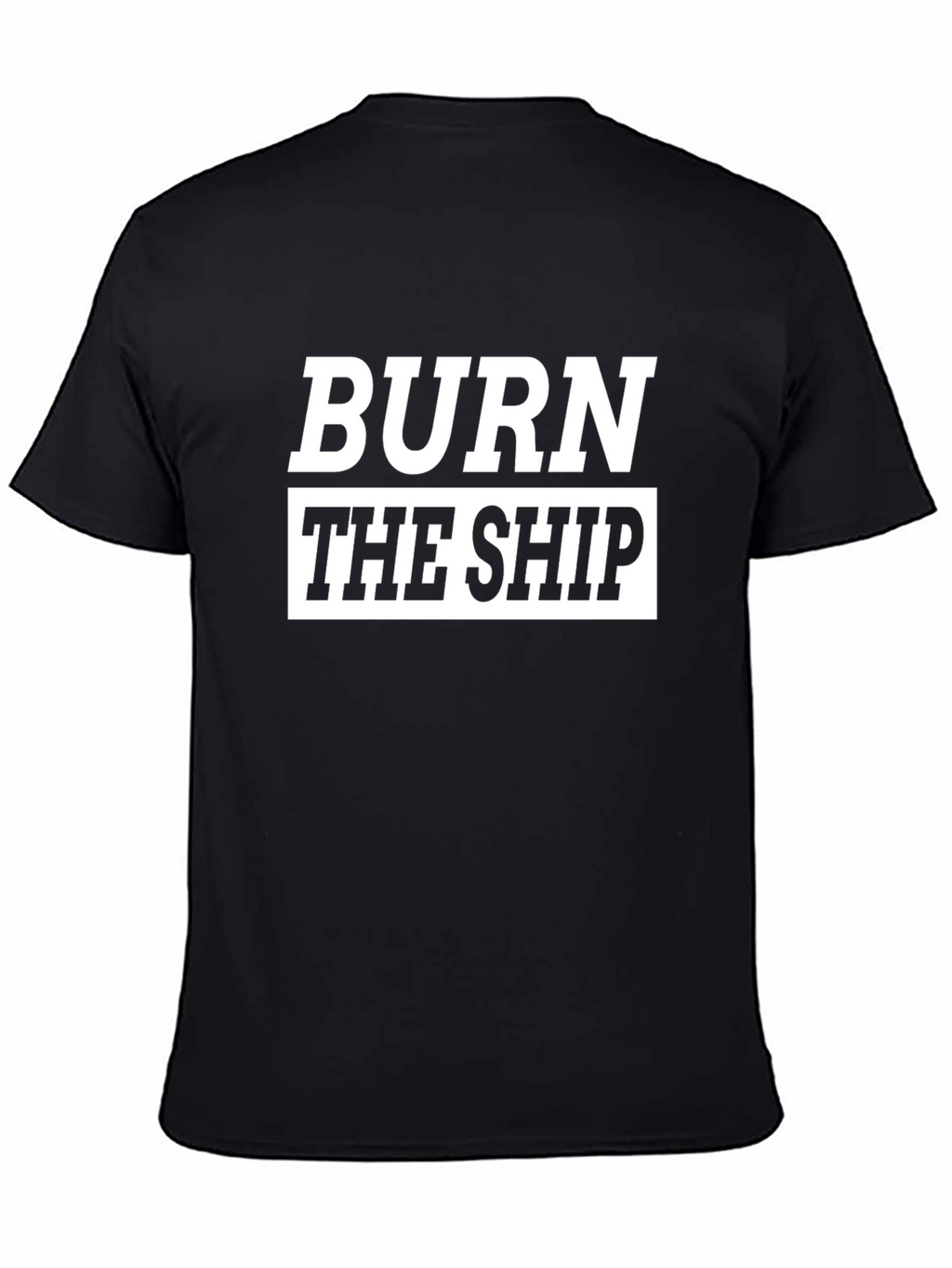 Burn The Ship Graphic Tee - Black