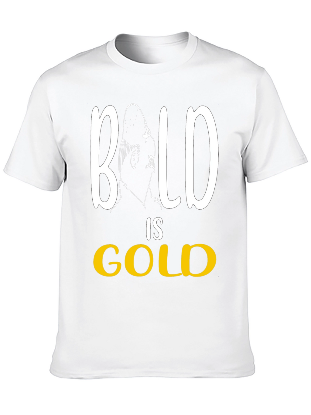 Bald is Gold Funny Mens T-Shirt