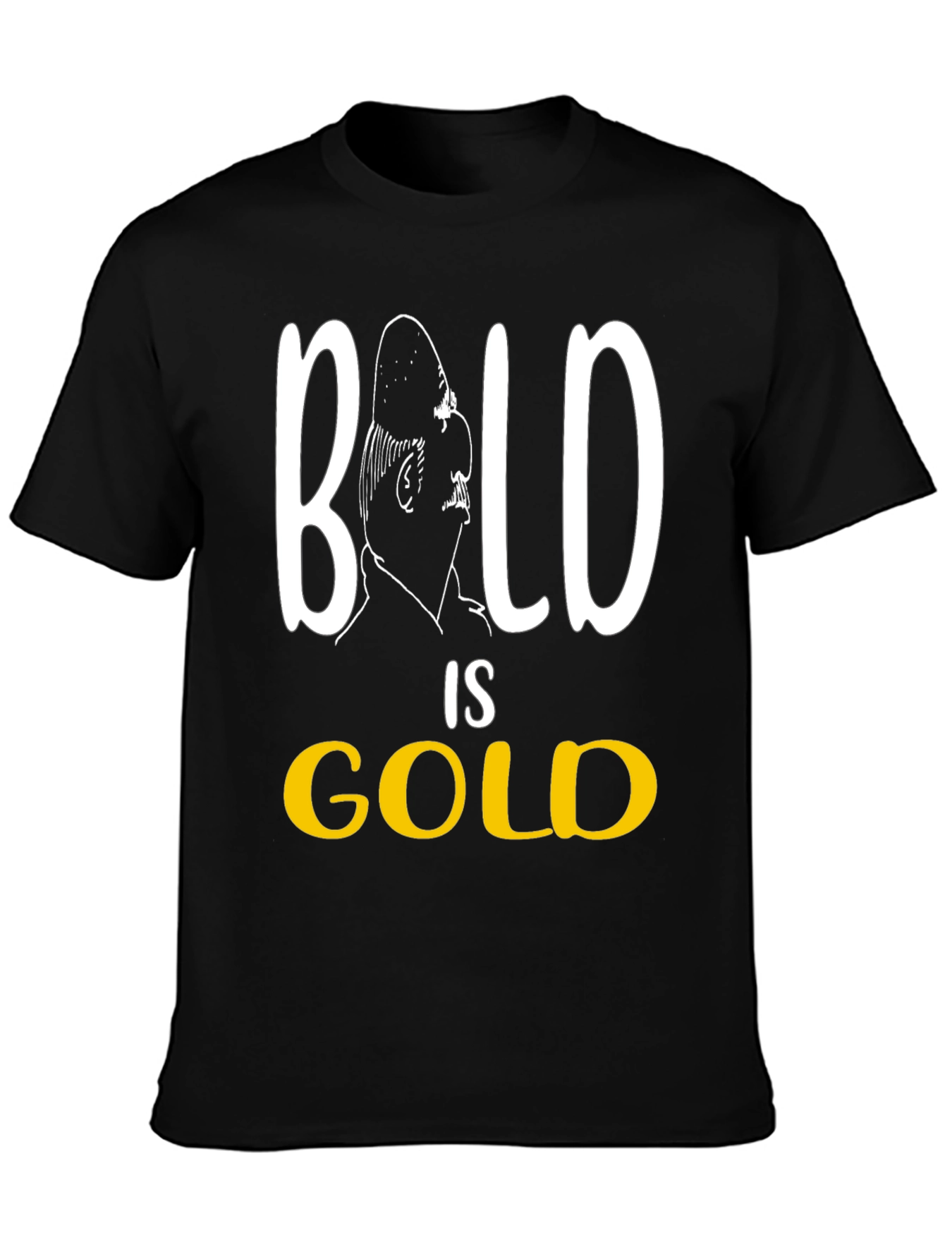 Bald is Gold Funny Mens T-Shirt