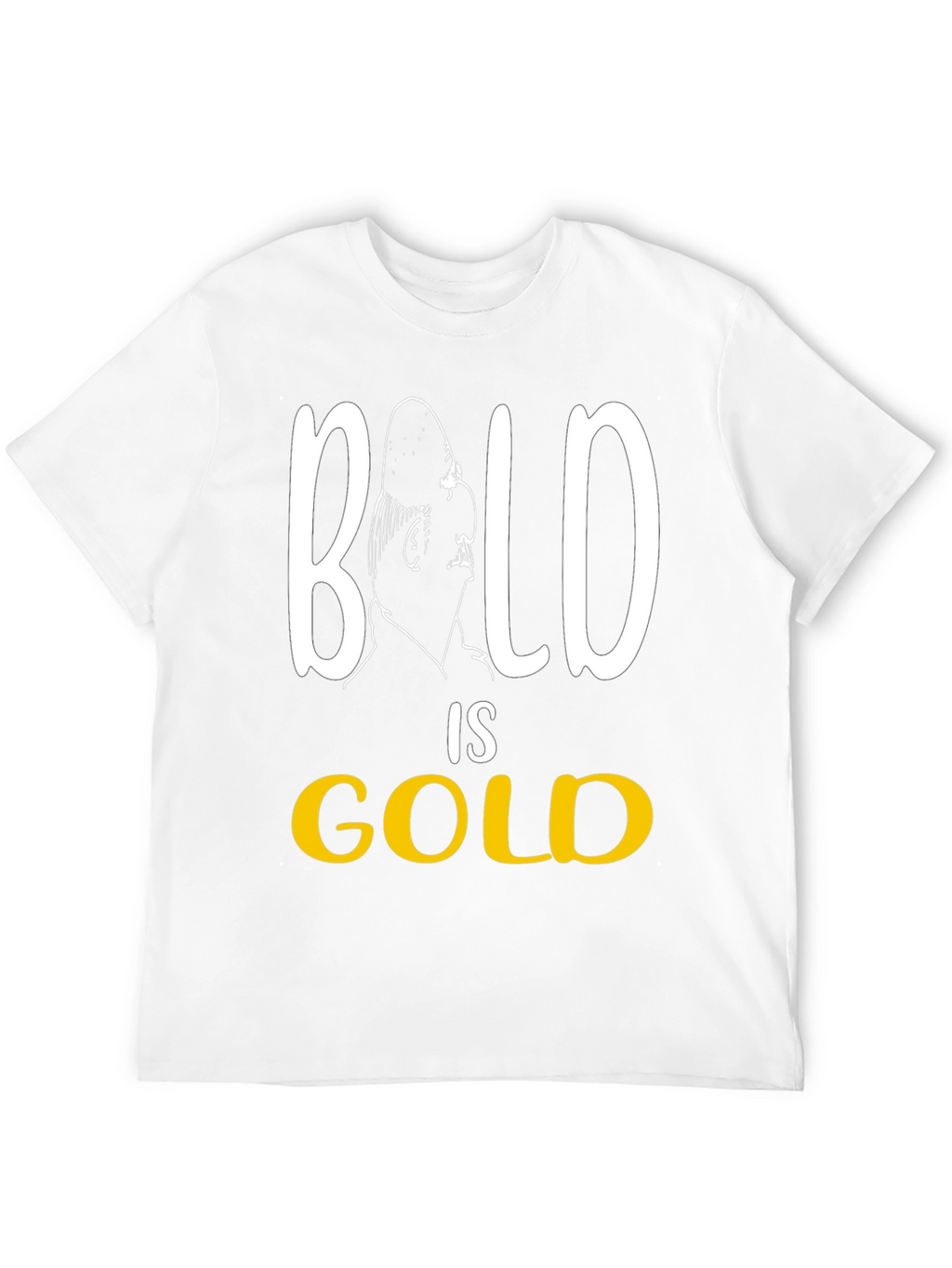 Bald is Gold Funny Mens T-Shirt