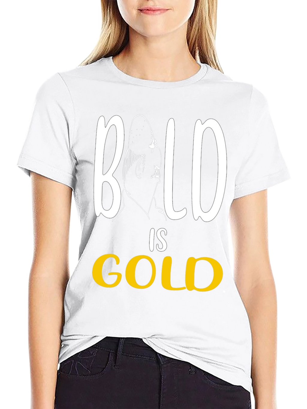 Bald is Gold Funny Mens T-Shirt