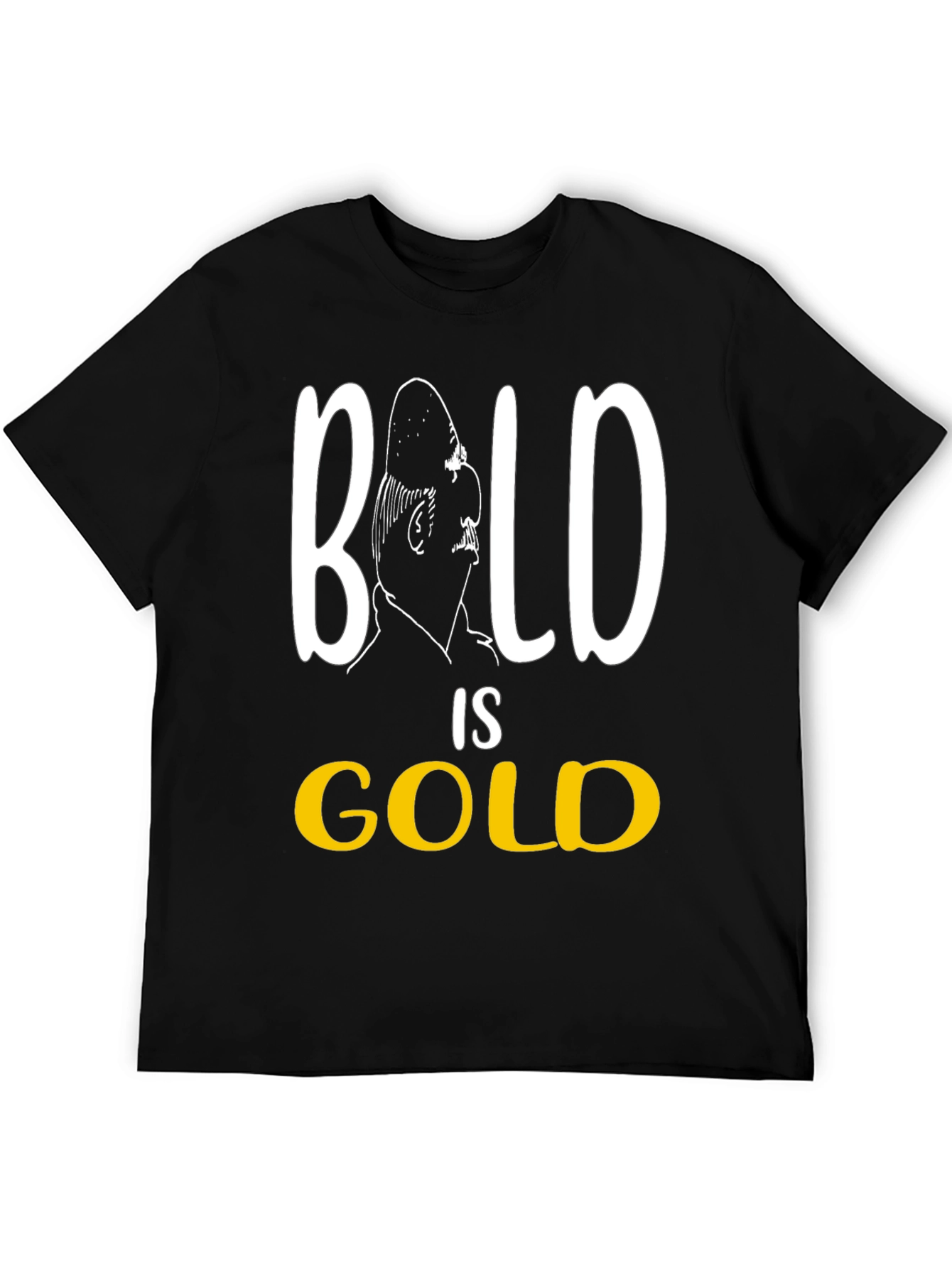 Bald is Gold Funny Mens T-Shirt
