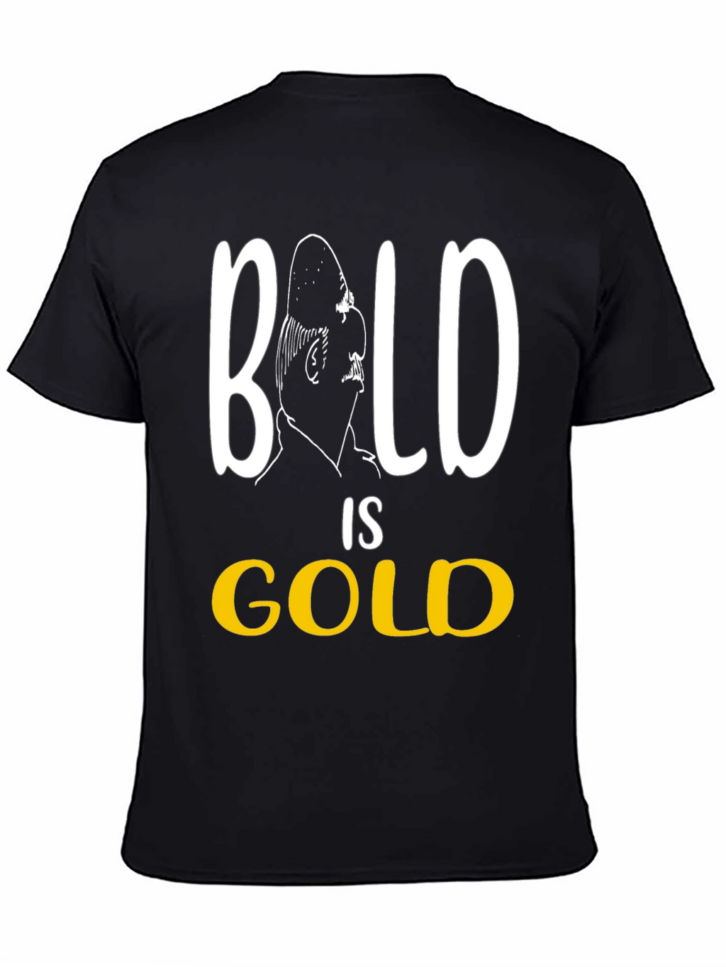 Bald is Gold Funny Mens T-Shirt