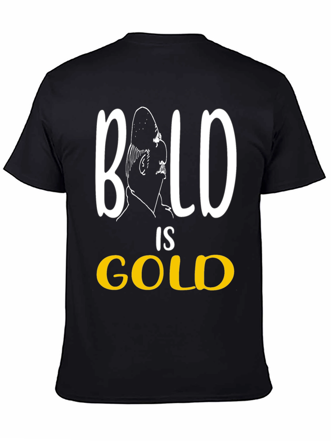 Bald is Gold Funny Mens T-Shirt