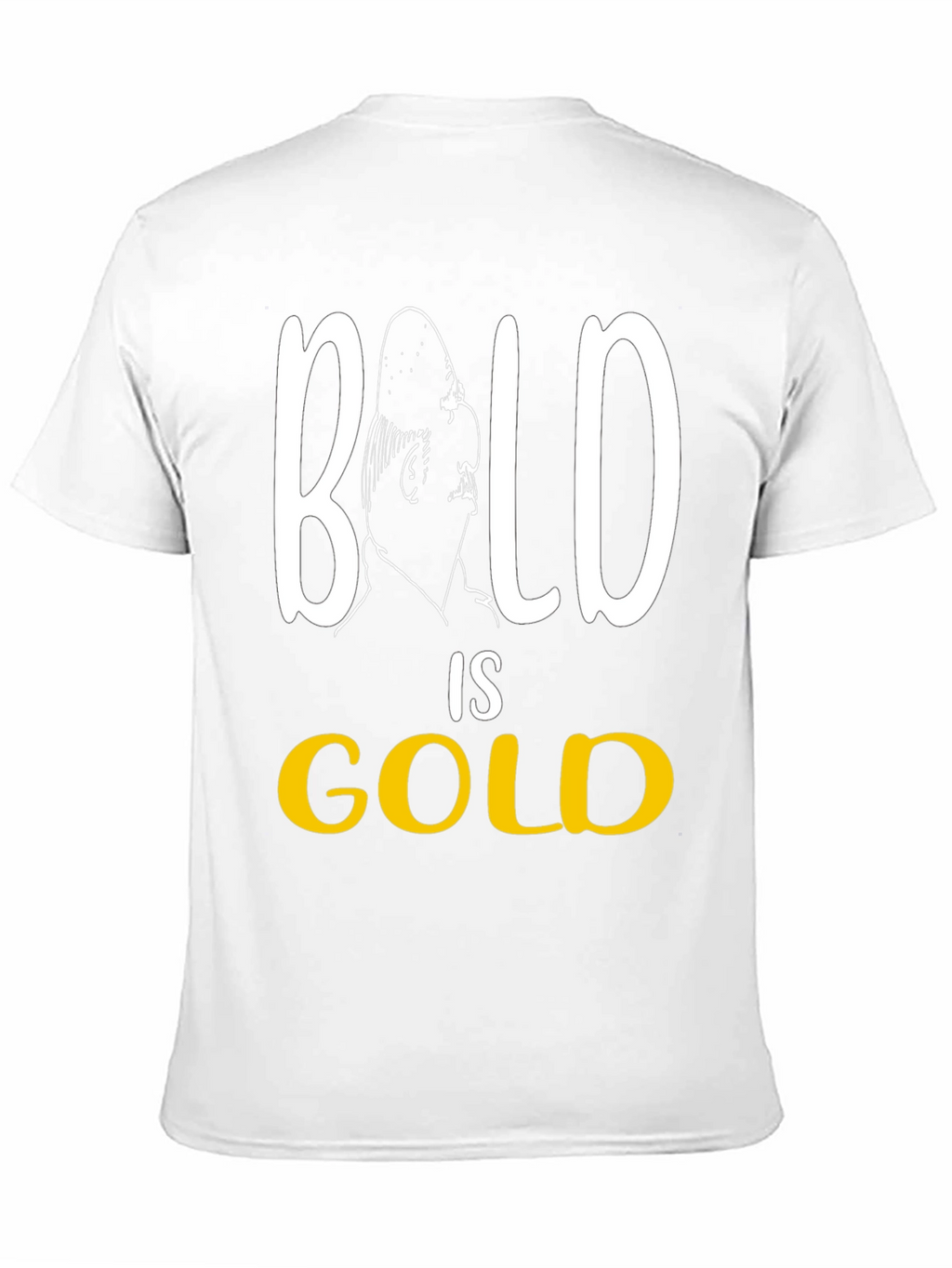 Bald is Gold Funny Mens T-Shirt