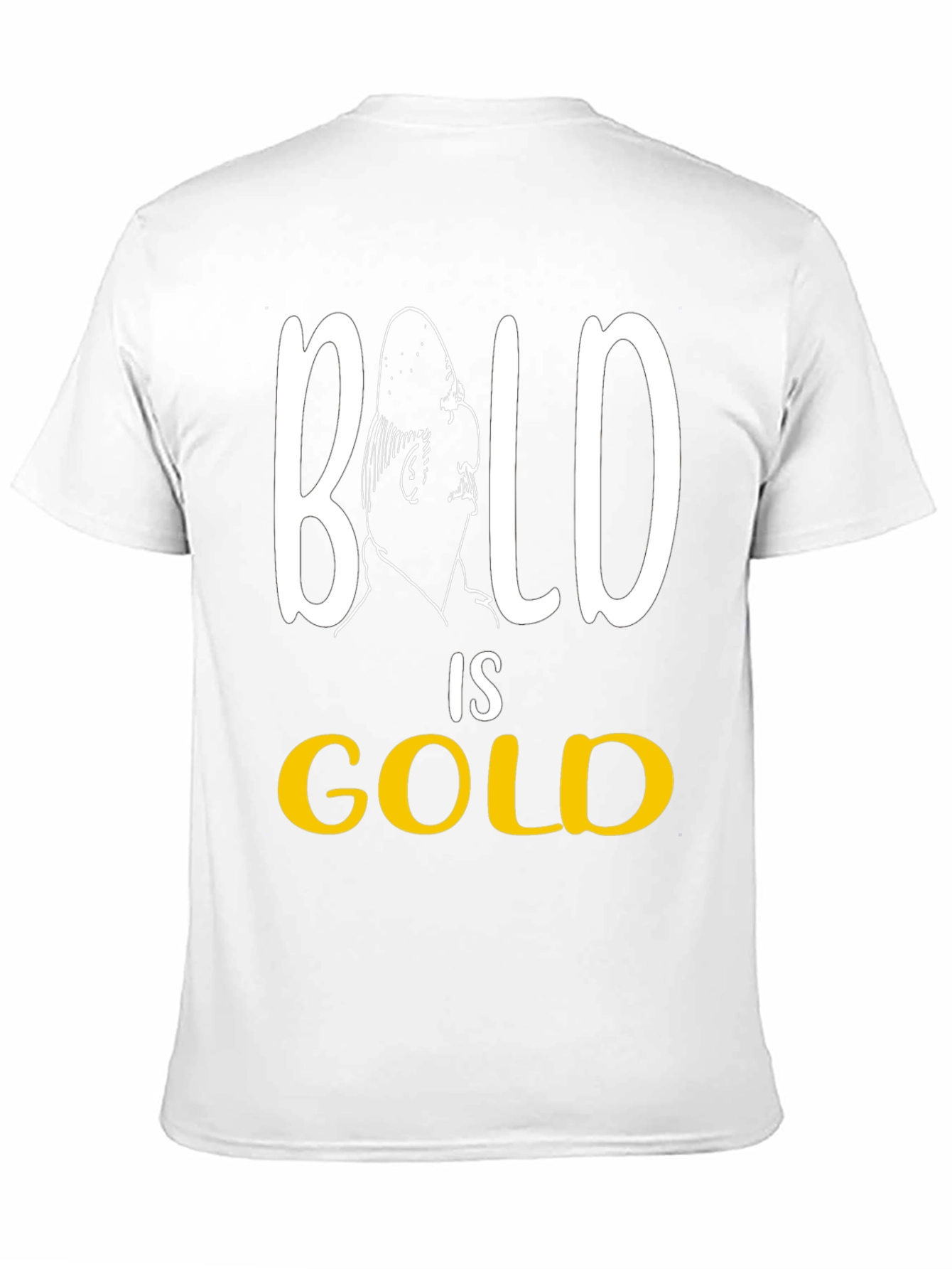 Bald is Gold Funny Mens T-Shirt