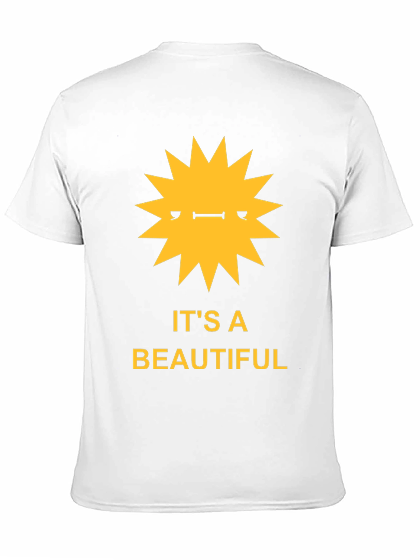 Its a Beautiful Day Graphic Tee - Black Cotton Shirt